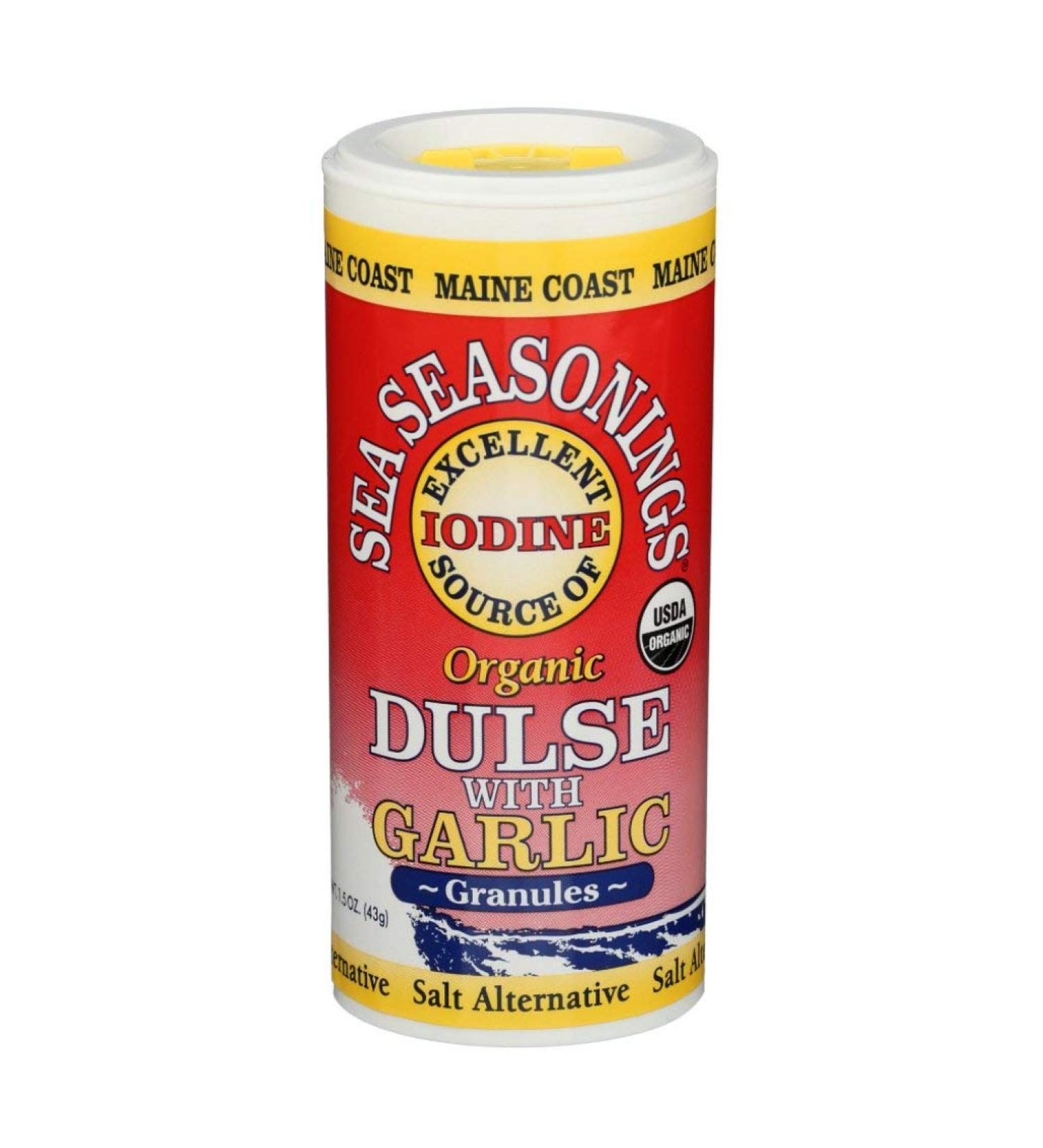 Buy Maine Coast Organic Dulse Garlic - 1.5 Ounce | Premium Seaweed Seasoning - Buy Online on GoSupps.com