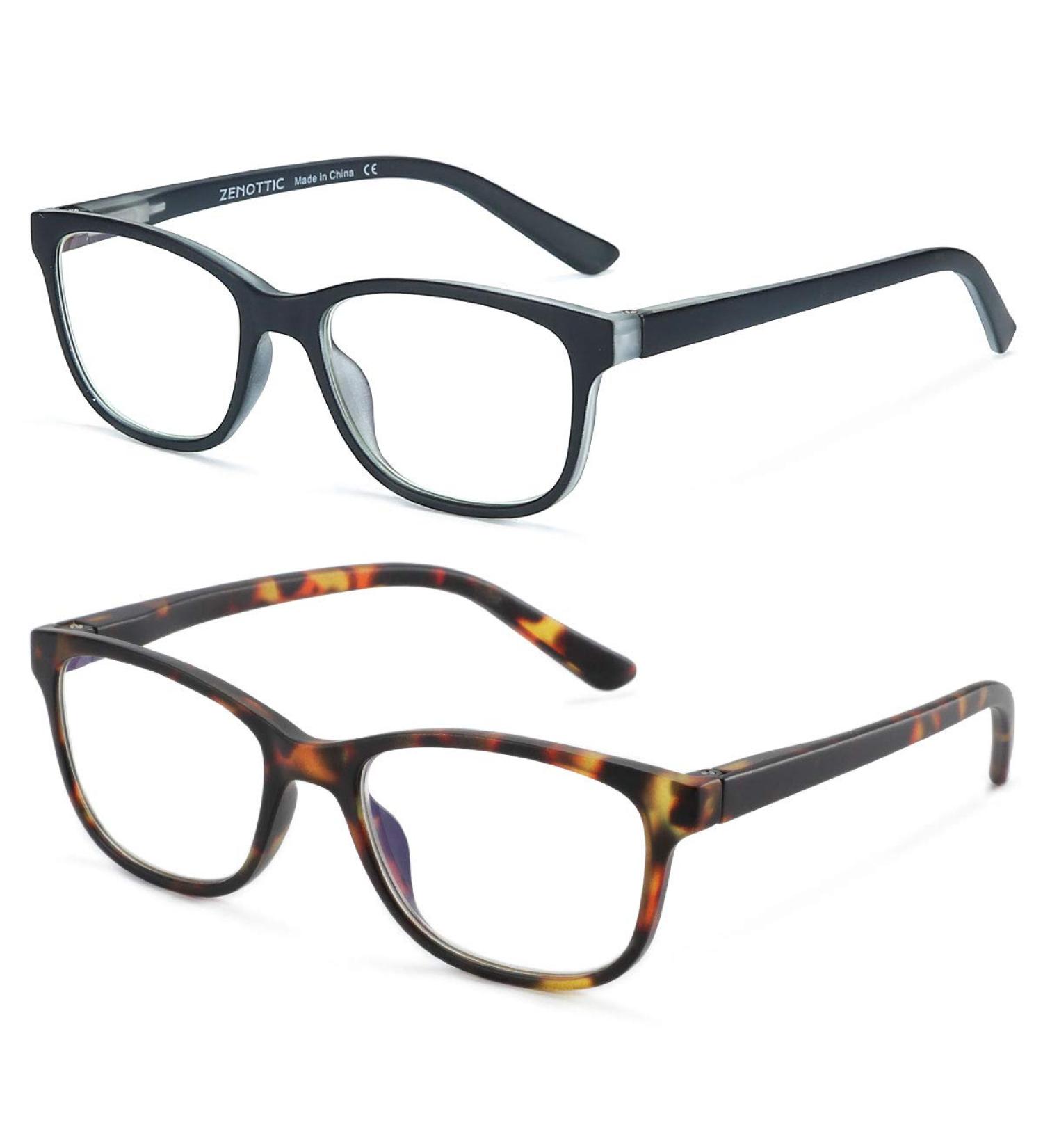 Shop Zenottic Children's Computer Glasses | Anti-Dizzy Blue Light Protection for Young Girls - Black & Turtle Designs - Buy Online on GoSupps.com