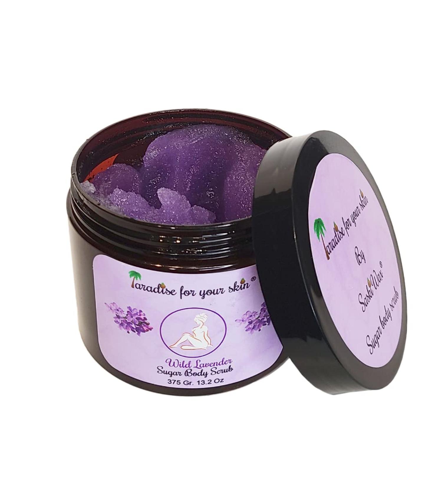 Shop Wild Lavender Sugar Body Scrub - Exfoliate & Nourish Your Skin | International Shipping Available - Buy Online on GoSupps.com