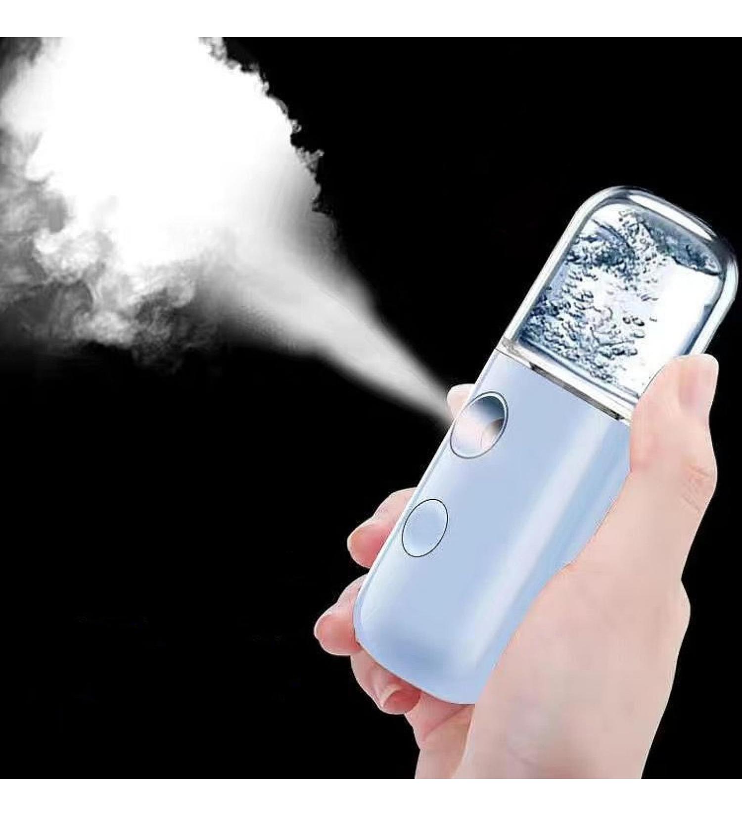 Saluaqui Handheld Face Mist Sprayer Rechargeable Moisturizing Nano Facial Mister Hydrating Face Humidifier Handy Hydrating Sprayer with Visual Water Tank (Light Purple) - Buy Online on GoSupps.com