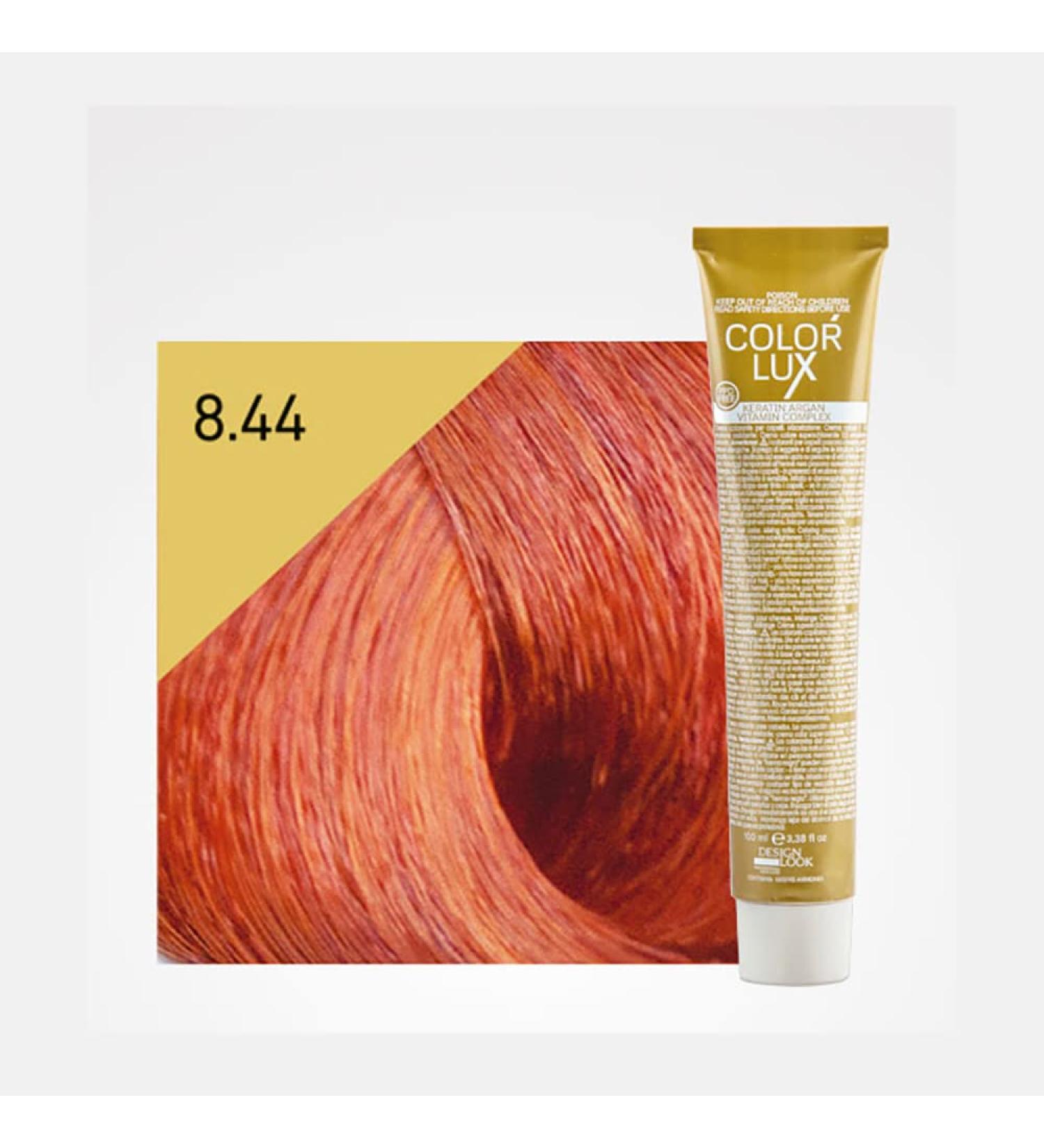 Design Look Lux 8.44 Intense Copper Light Blonde Dye 100 ml