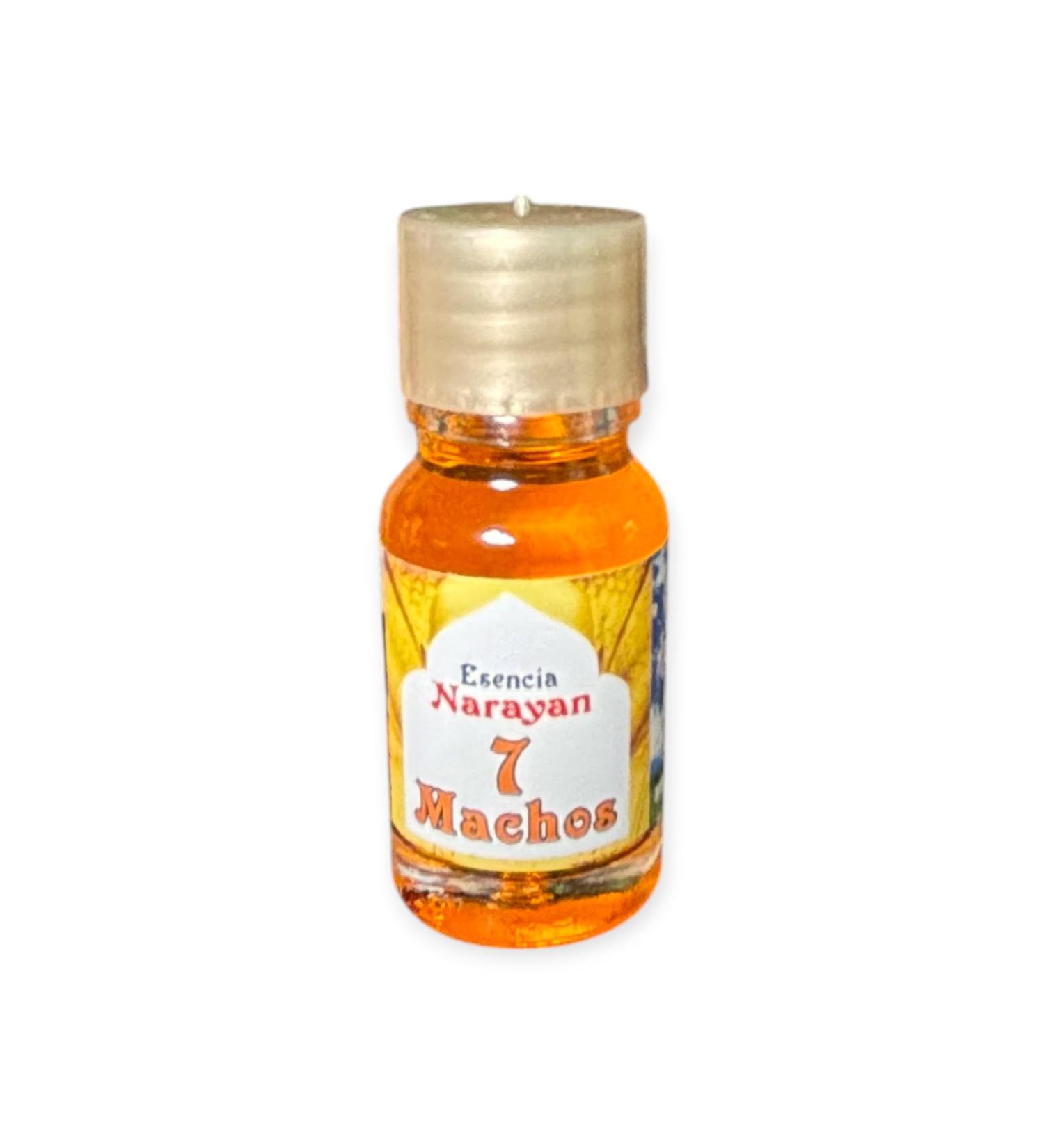 Esencia Narayan 7 Machos Limpieza energetica Cleansing Good Luck Attraction Anointing Intention Oil 10ml