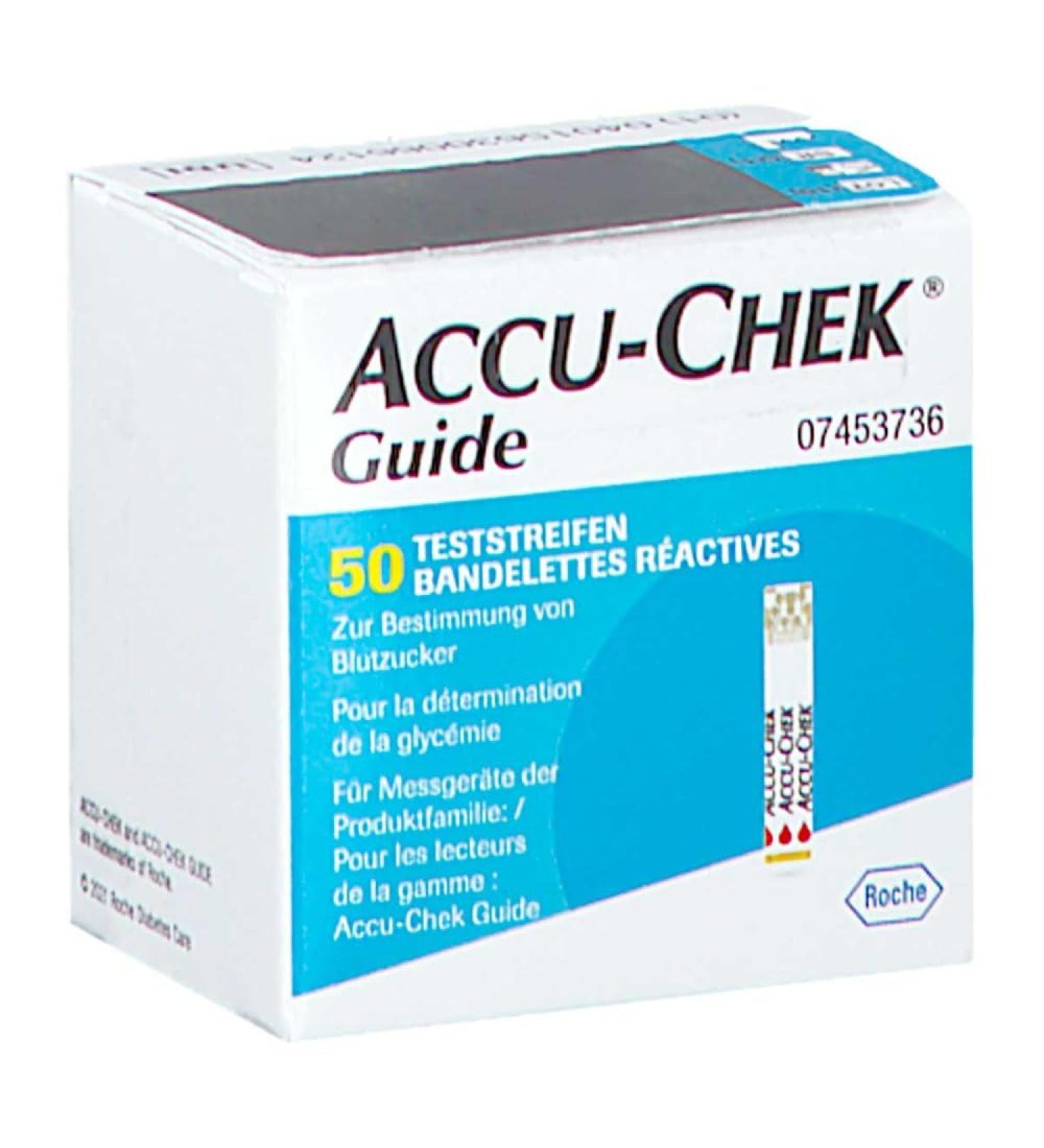 Accu-Chek Guide Test Strips - 50 Pack | International Shipping Available - Buy Online on GoSupps.com