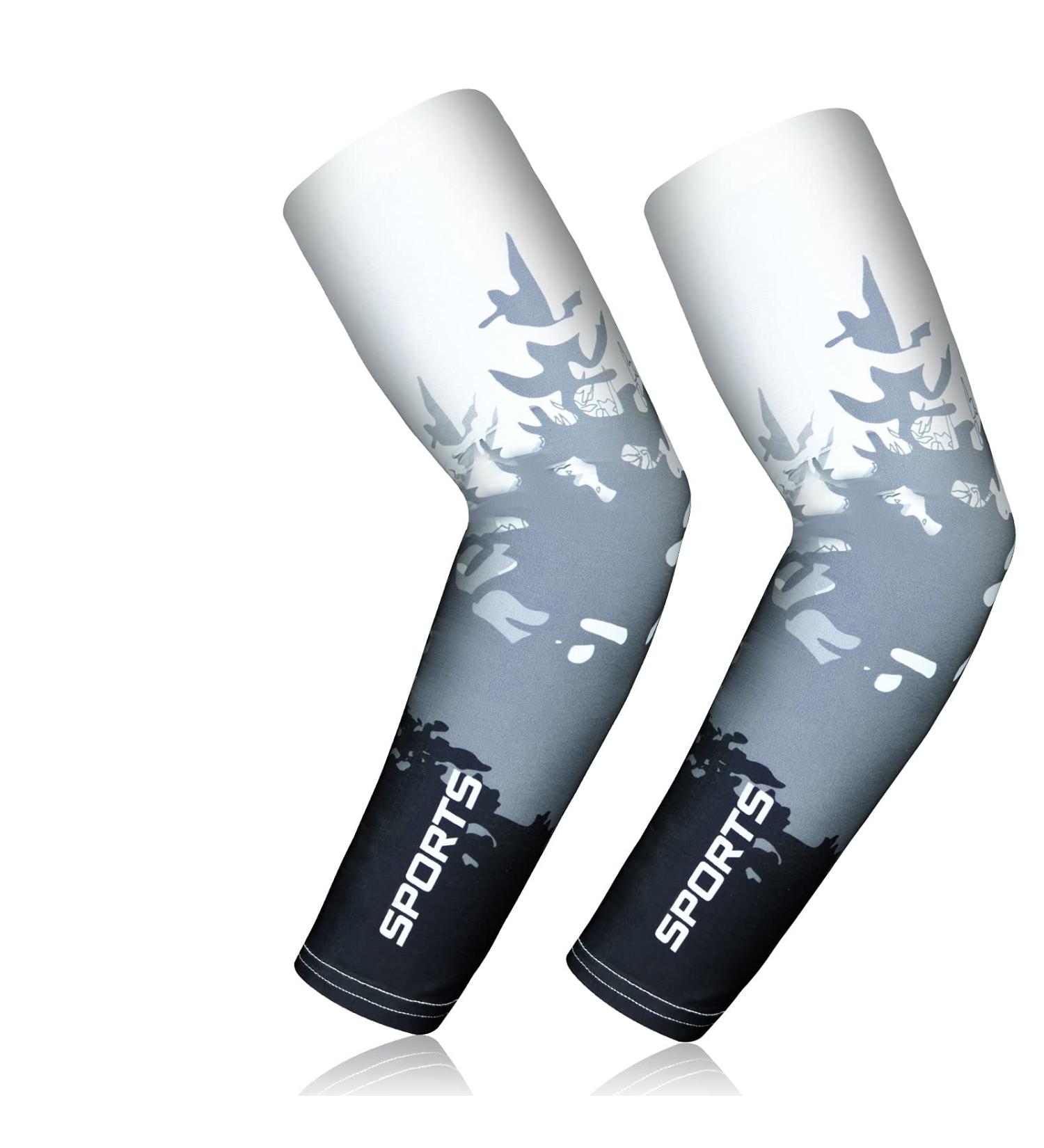 Flintronic Arm Sleeves - Unisex UV Protection & Cooling Sleeves for Running Golf Basketball - UPF 50 Nutschwell Moisturizing Arm Covers (L/XL) - #1 Sport Camouflage (L) - Buy Online on GoSupps.com