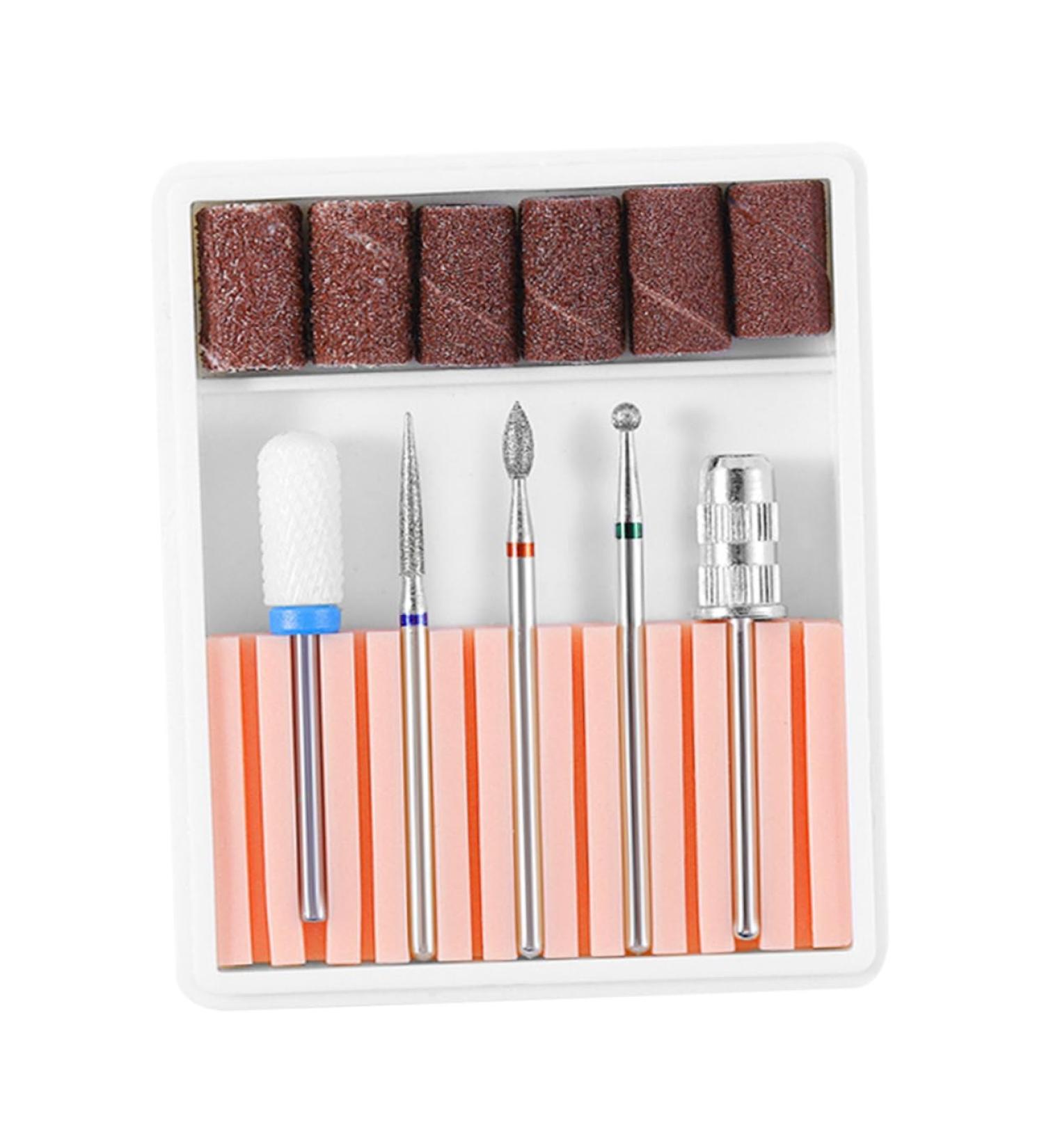 minkissy 1 Set Nail Drill Heads Pedicure Bits Nail File Bits Nail Art Equipment Electric Nail File Drill Bits Nail Drill Tool Manicure Tools Nail Drill Bits Nail Polish Grinding Head 6.5x5.5cm Pink - Buy Online on GoSupps.com