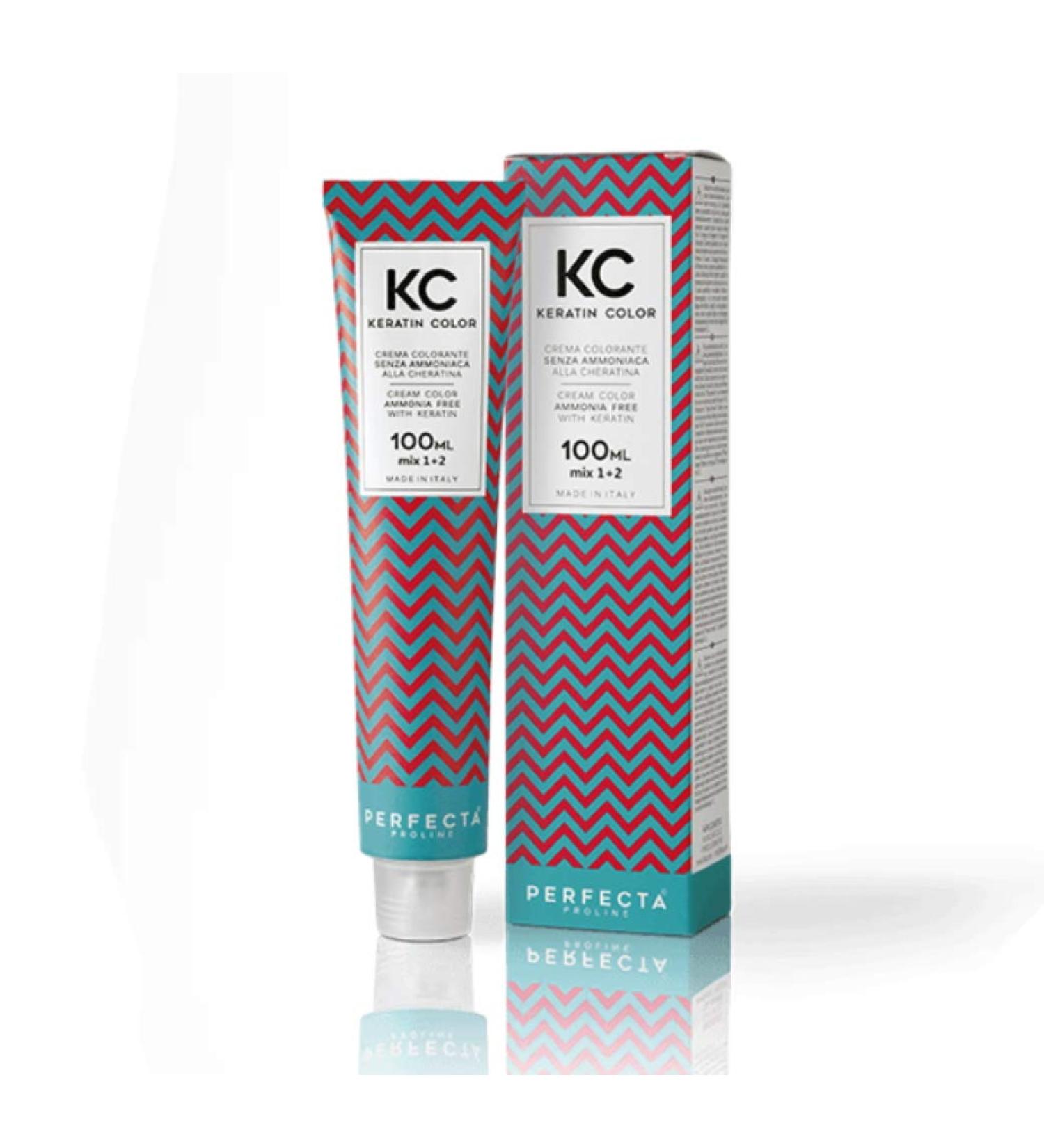 Perfecta Color cream without ammonia KC with keratin 100 ml FAIPA ROMA 78 NUANCES 1B black blue