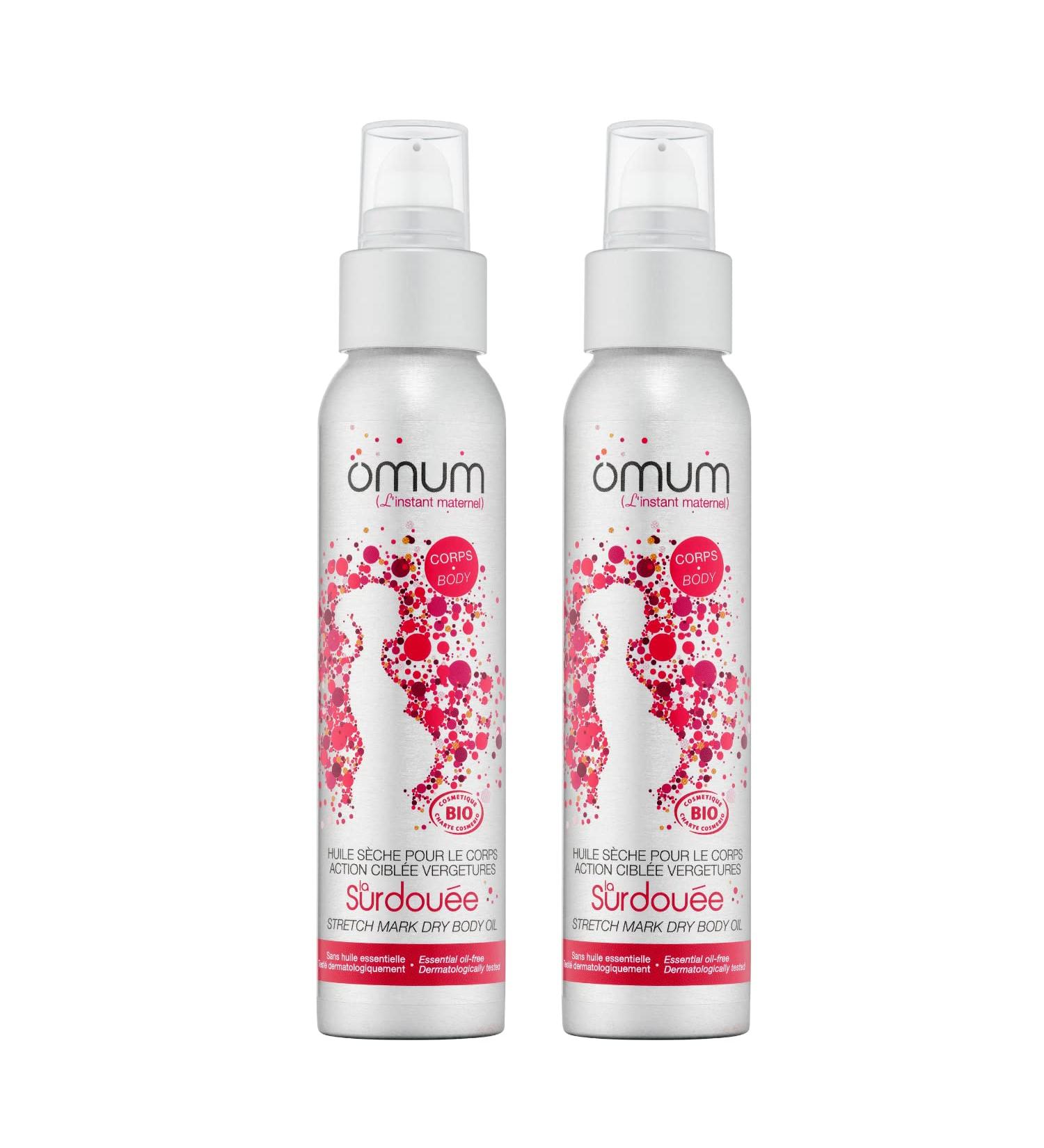 Omum - Target Stretch Marks - Duo offer 2 bottles La Surdou e - Pregnancy & Breastfeeding - Organic - 100 Milliliters - Buy Online on GoSupps.com