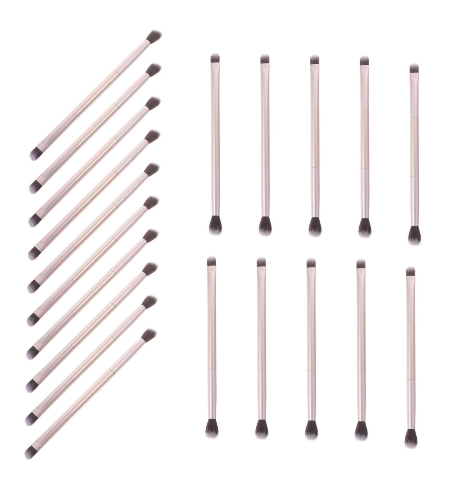 FOMIYES 20pcs Double Brush Makeup Brush Beauty Tools Cosmetics Brush Makeup Tools Makeup Eyeshadow Brush - Buy Online on GoSupps.com