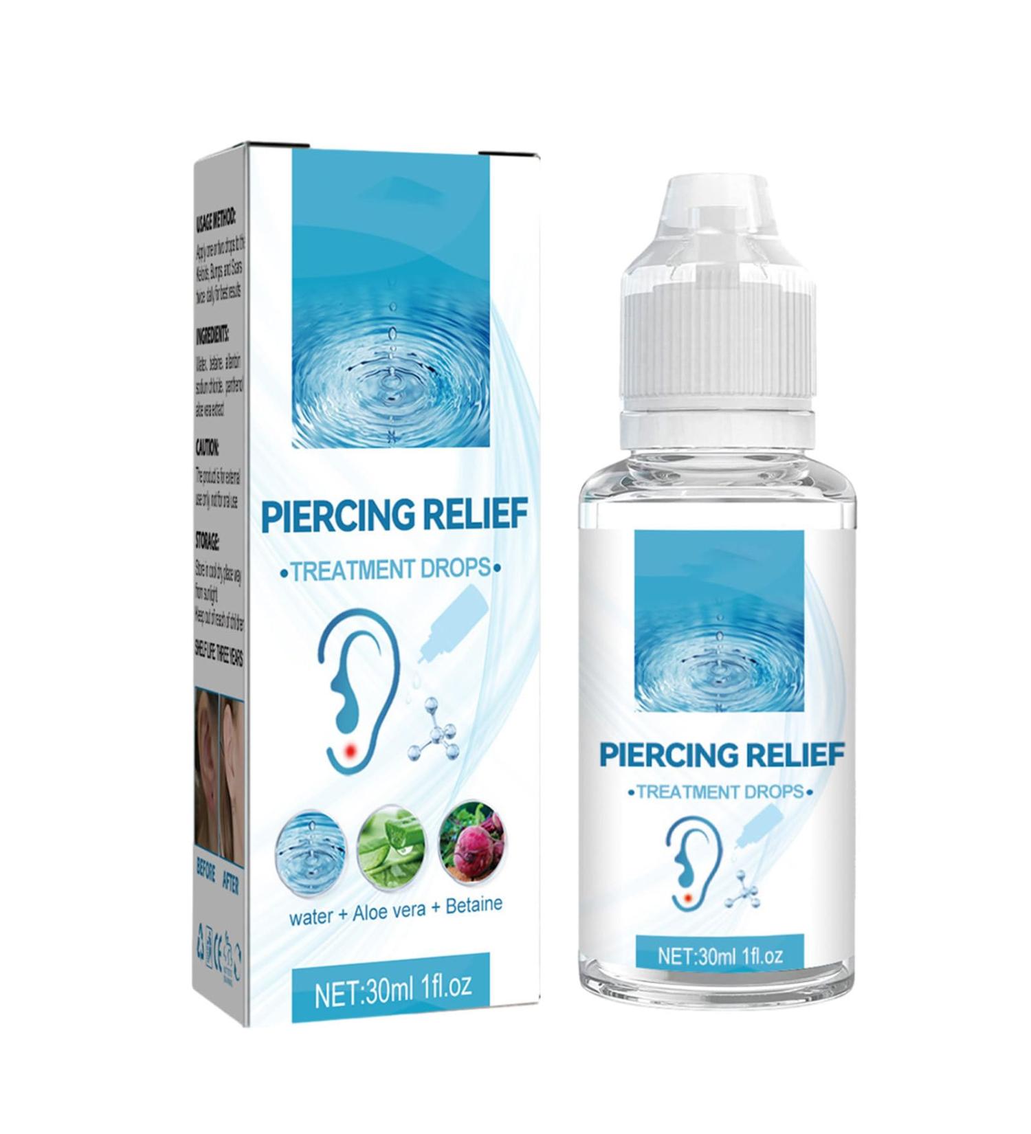 Natural Piercing Cleaner & Aftercare | Quick Healing for Ear & Nose Piercings | Unisex Solution for Fast Relief - Buy Online on GoSupps.com