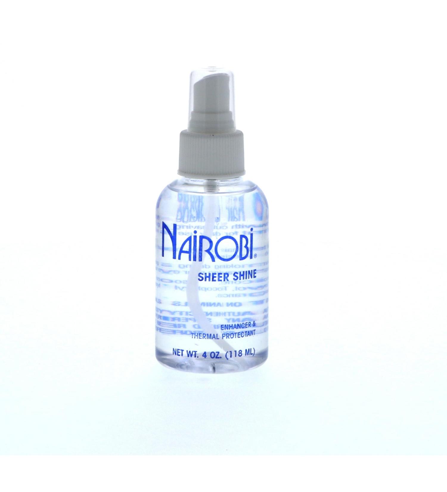 Nairobi Sheer Shine 4oz - Enhance Your Hair's Luster | International Shipping Available - Buy Online on GoSupps.com