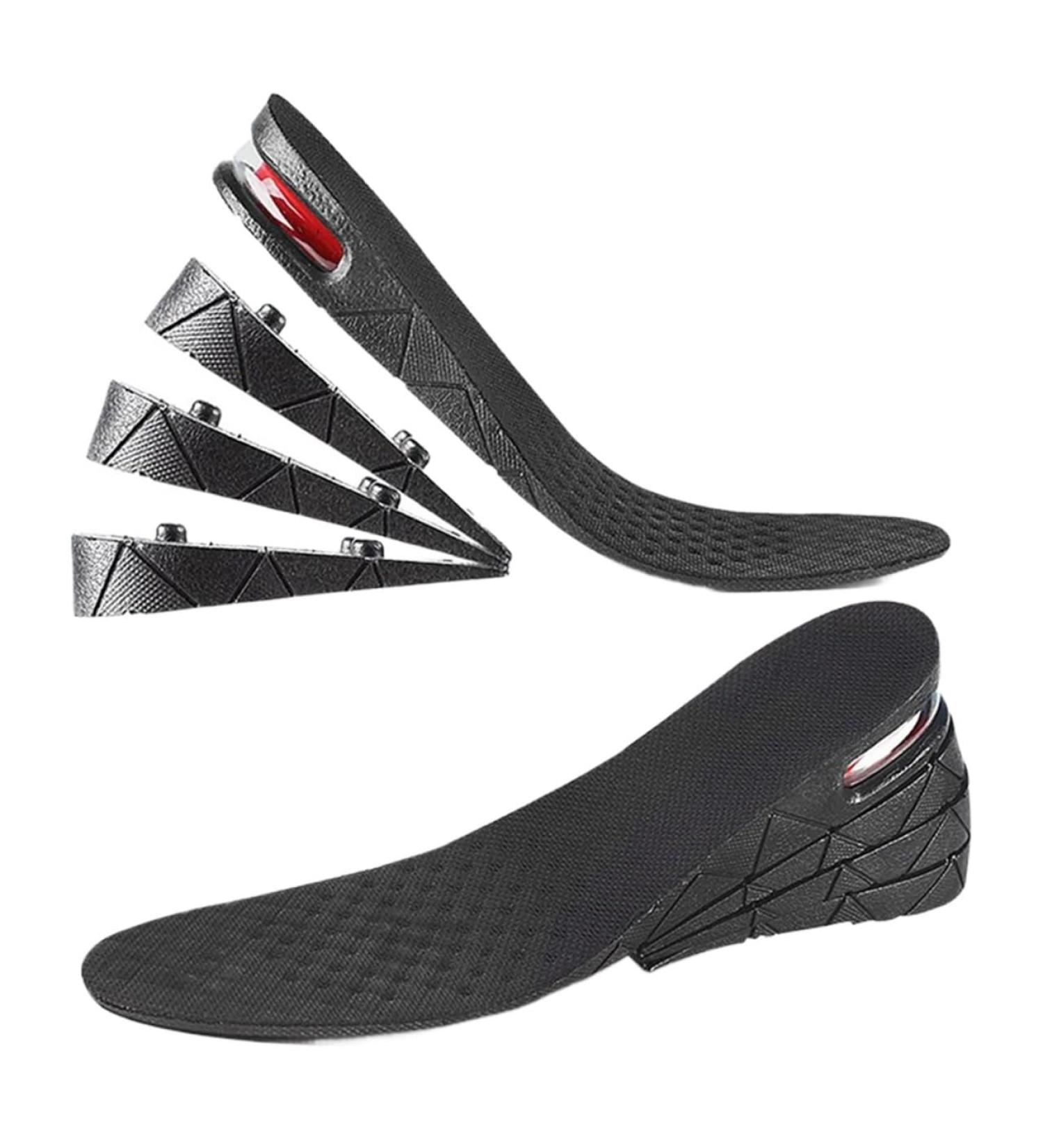 Invisible Height Increase Insoles - 5cm Adjustable Shoe Heel Cushions | Comfortable Support & Shock Absorbing Foot Pads for All Shoes - Buy Online on GoSupps.com