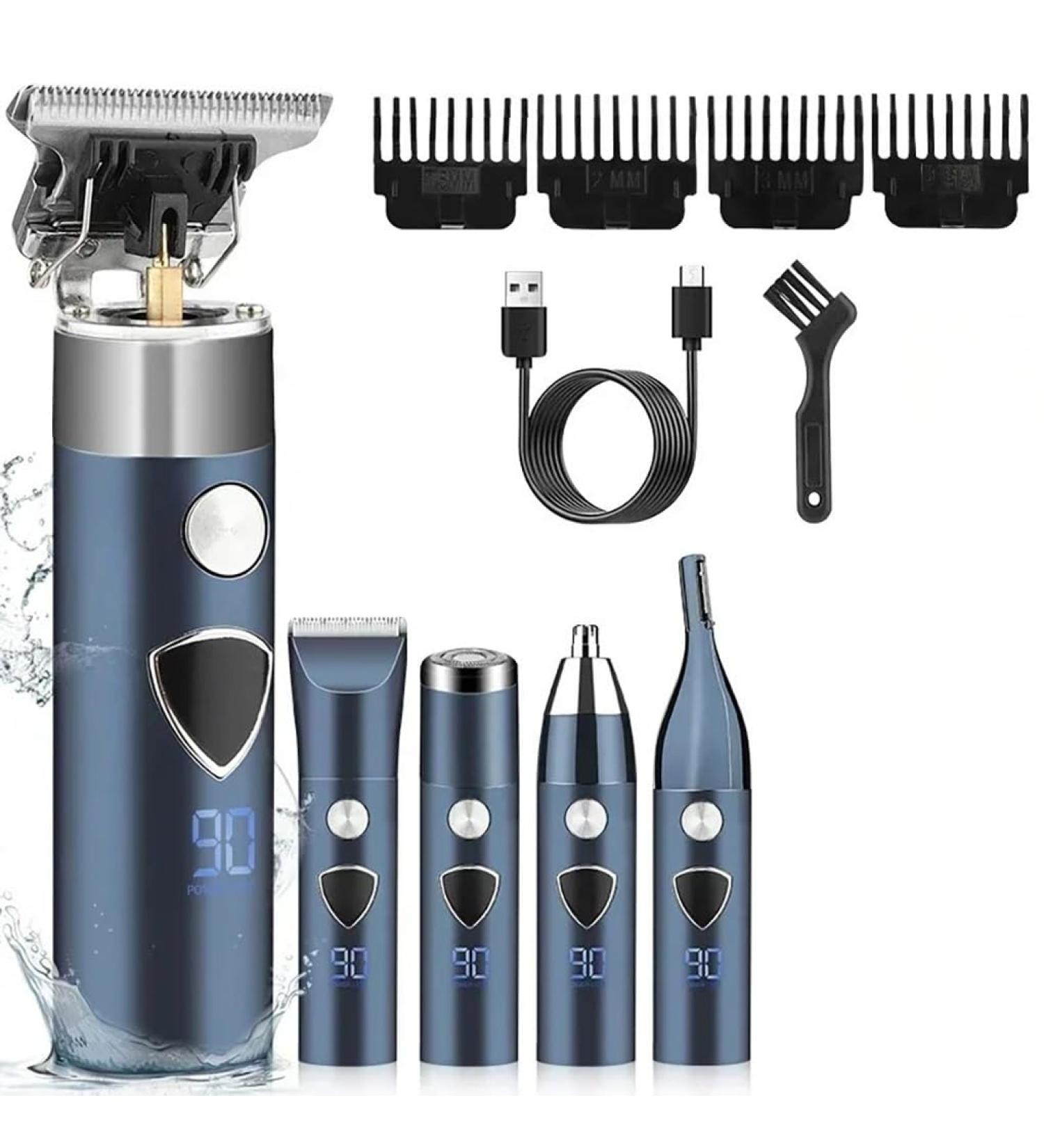 Buy 5-in-1 Hair Clippers for Men - Multifunctional Hairdresser Set Eyebrow & Nose Hair Trimmer Electric Scissors Fast Shipping Internationally - Buy Online on GoSupps.com