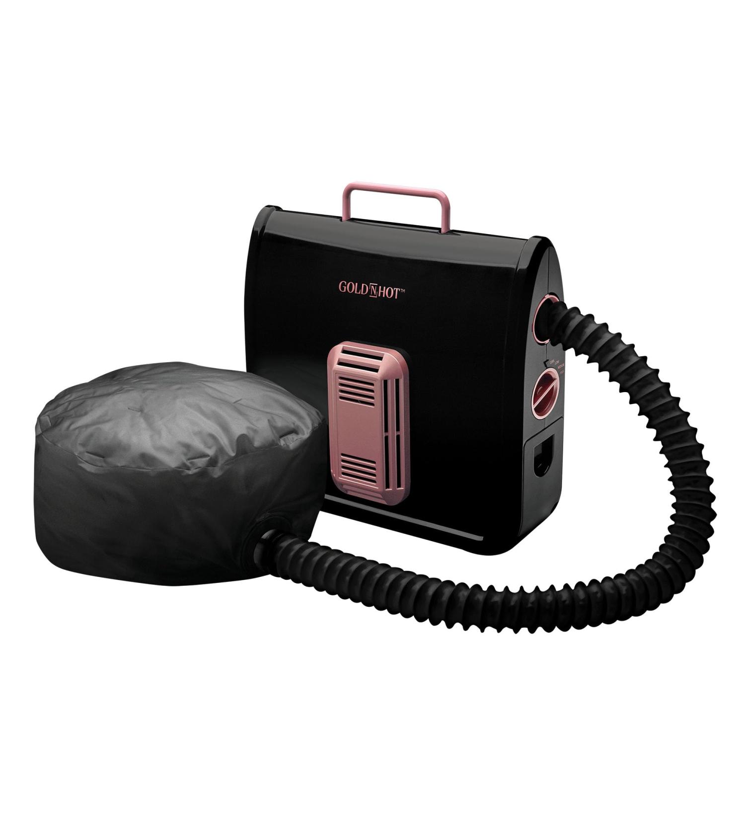 GOLD N HOT Ionic Soft Bonnet Dryer - Professional Hair Care - White - Perfect for Home Use & Travel - Buy Online on GoSupps.com
