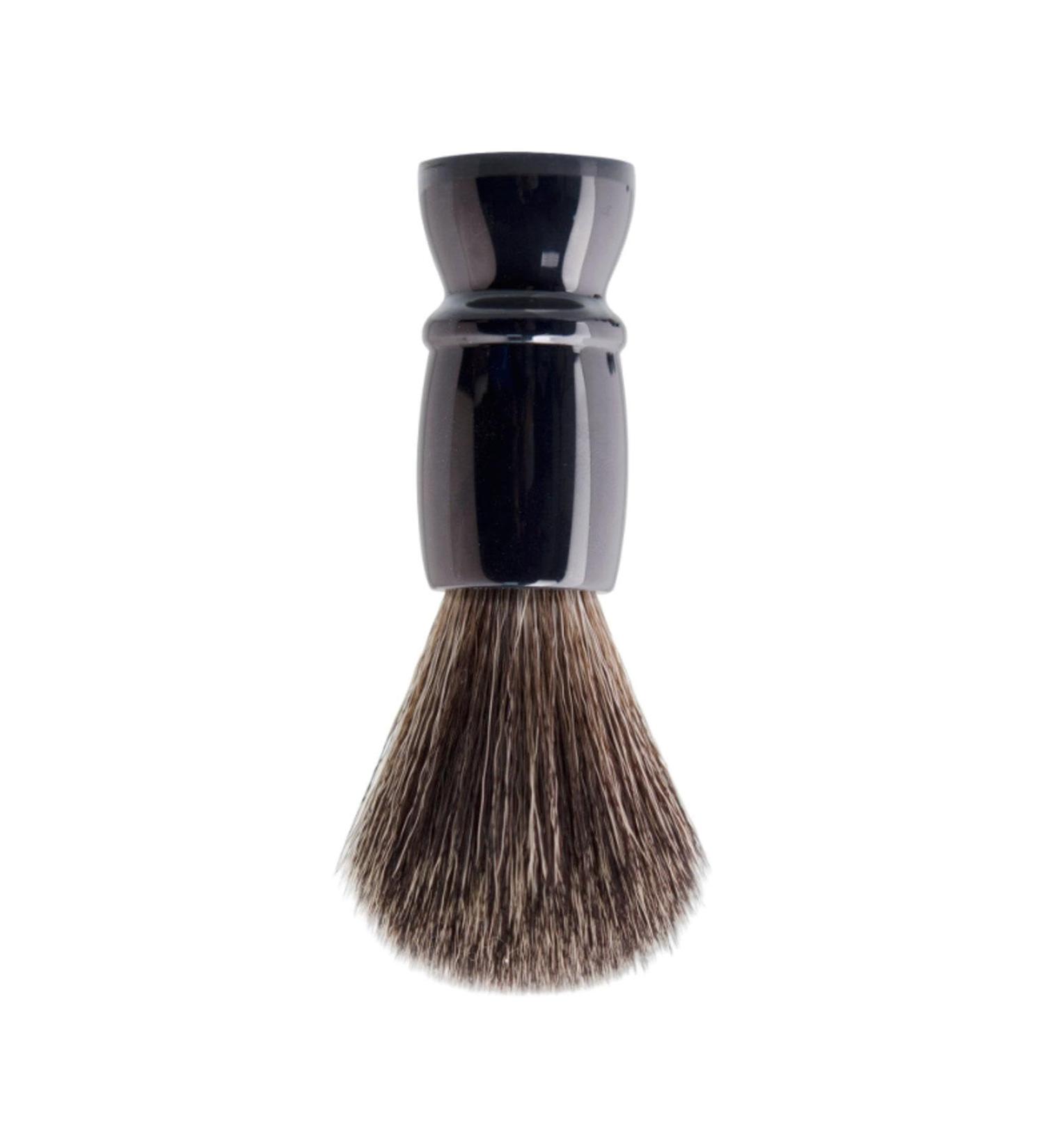 Perfeclan Hair Razor Brush | Nylon Bristles | Black PP Handle | Salon Quality Shaving Brush for Gentle Peeling | 10.9 cm - Buy Online on GoSupps.com