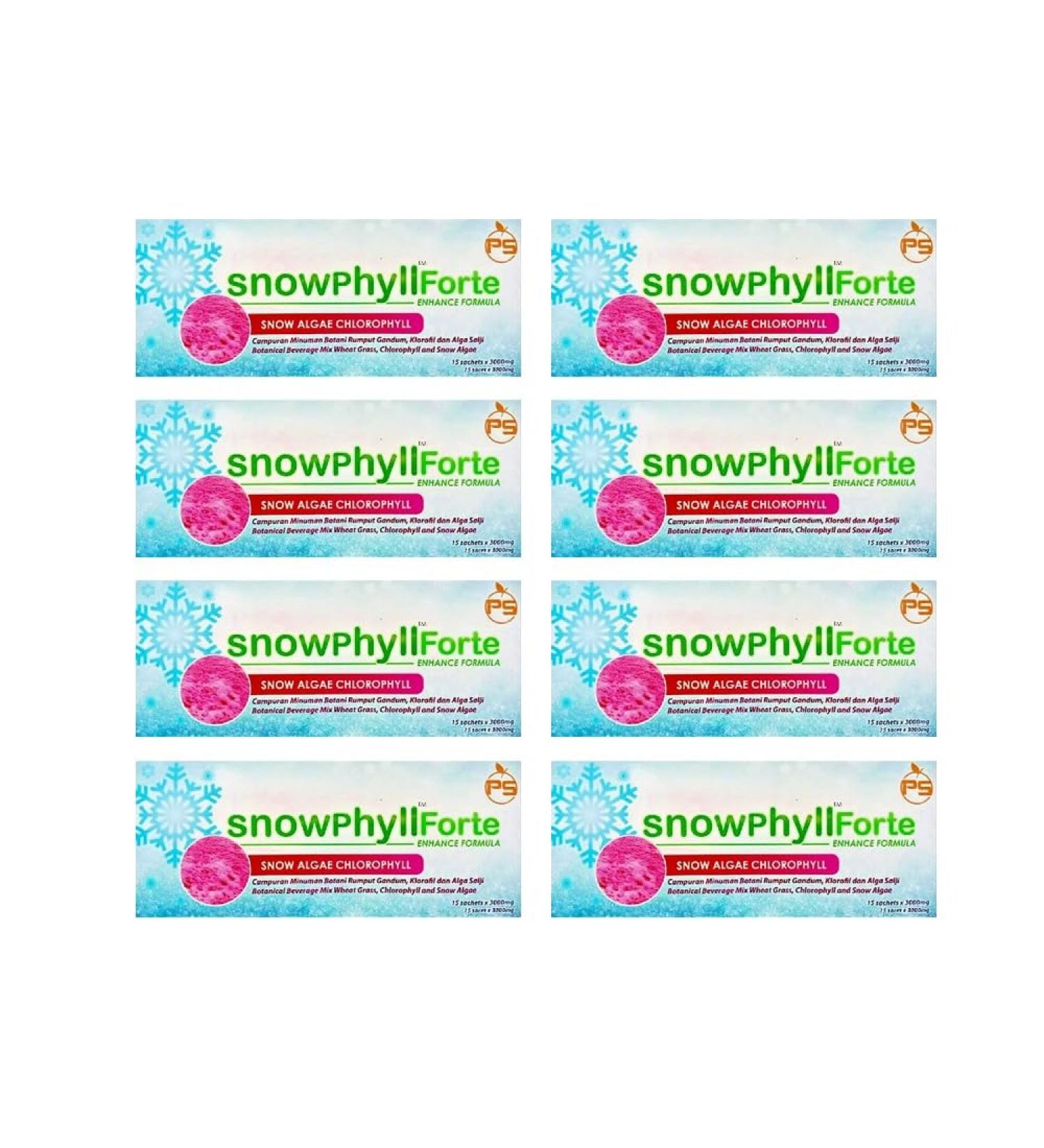 Phytoscience Snowphyll Forte Stem Cells Pack of 8 (15 sachets x 3000 mg/pack)