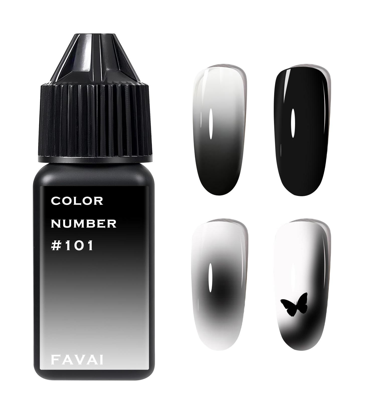 FAVAI Airbrush gel nail polish acetonefree airbrush gel polish UV with fine spray mist UV nail polish for nail gradient without dilution 15 ml nail art for DIY manicure HOT101 - Buy Online on GoSupps.com