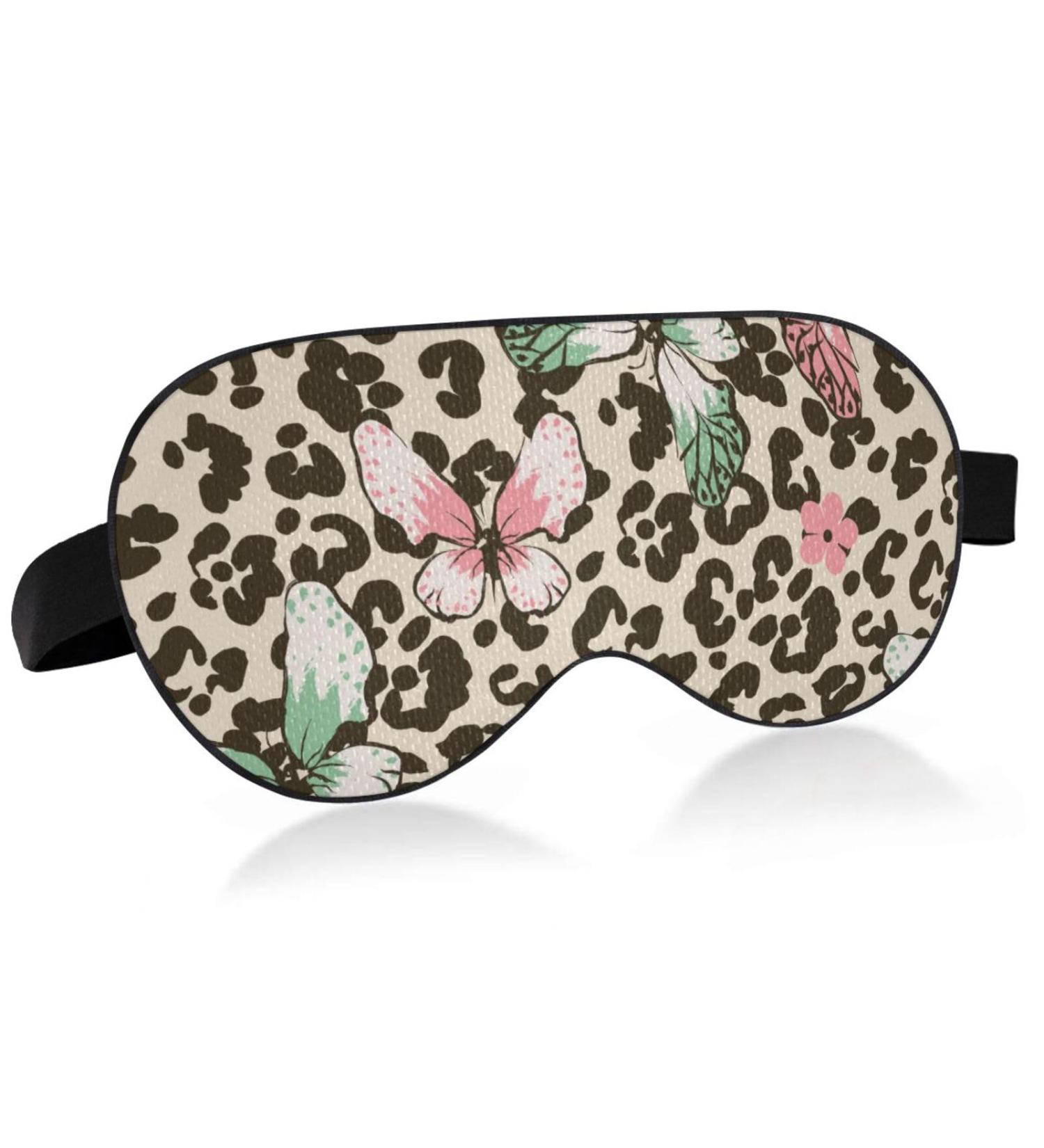 Haskirky Light Blocking Eye Mask - Adjustable for Men and Women - Ideal for Travel, Yoga, Meditation - Butterfly Pattern - Buy Online on GoSupps.com