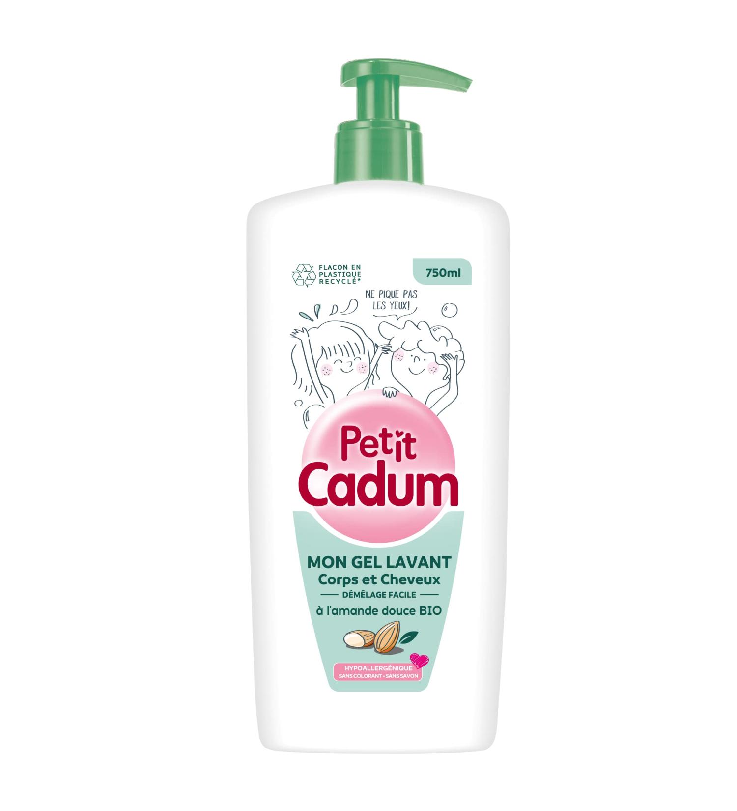 Petit Cadum Easy Detangling Hair and Body Wash Gel with Organic Sweet Almond - Buy Online on GoSupps.com