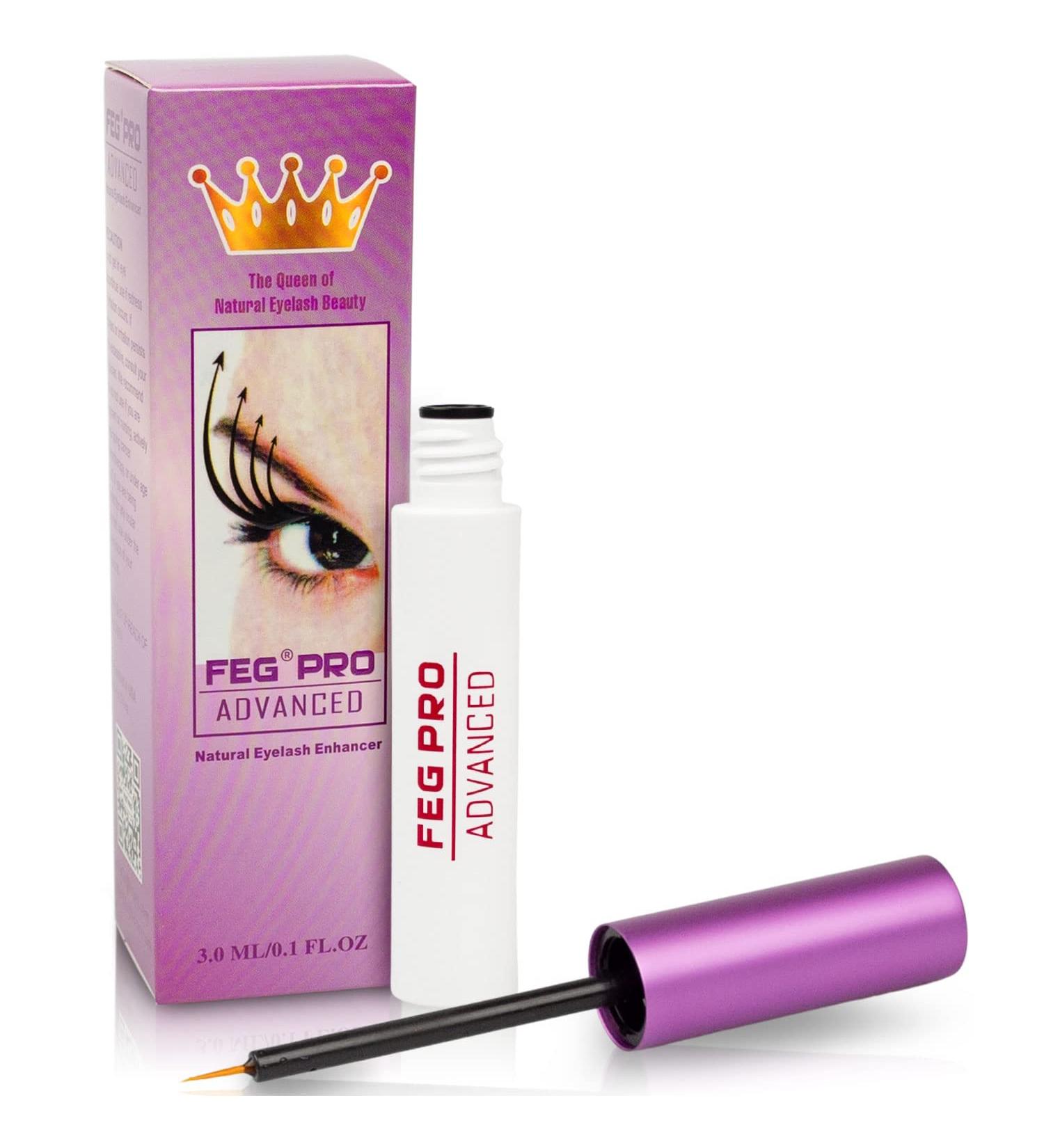 FEG Pro Advanced Eyelash Enhancer Serum | Natural Formula for Thicker, Fuller, Longer Lashes | Stimulates Growth | 3ml - Buy Online on GoSupps.com