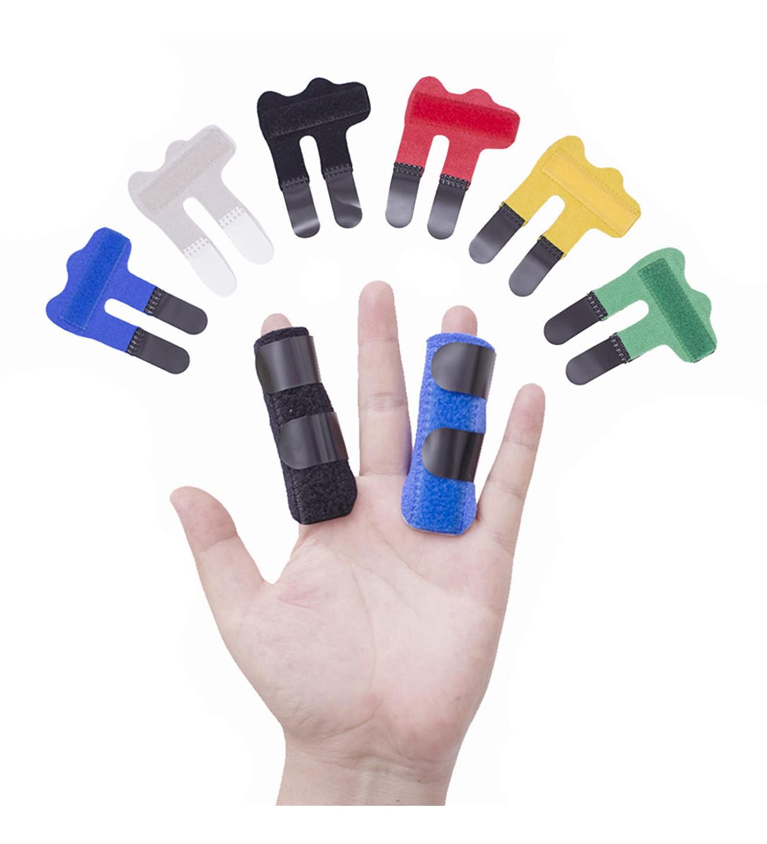 6PCS Trigger Finger Splints - Finger Brace & Support for Straightening - Universal Finger Splint - Buy Online on GoSupps.com