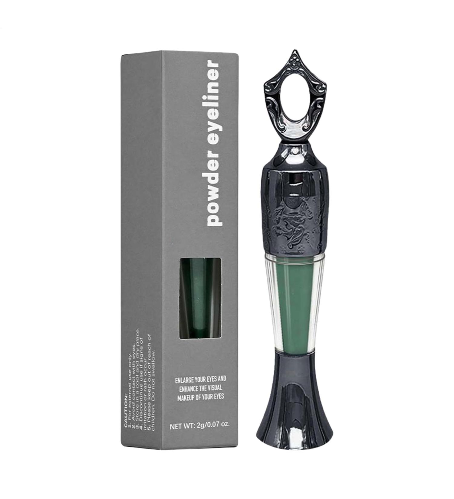 Eyeliner - Waterproof pencil smudge-proof powder | Natural eyeliner for women and girls handmade Arabic style for a sharp look intense color pigment - Buy Online on GoSupps.com