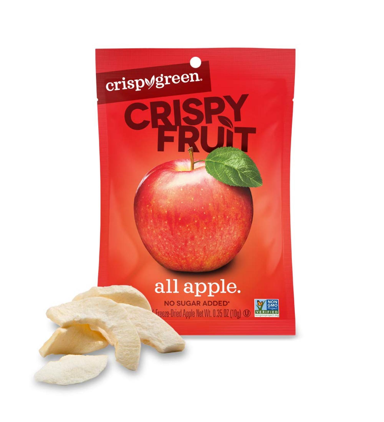 Crispy Green Freeze-Dried Apple Snacks - Single-Serve 0.35oz (12-Pack) - Buy Online on GoSupps.com