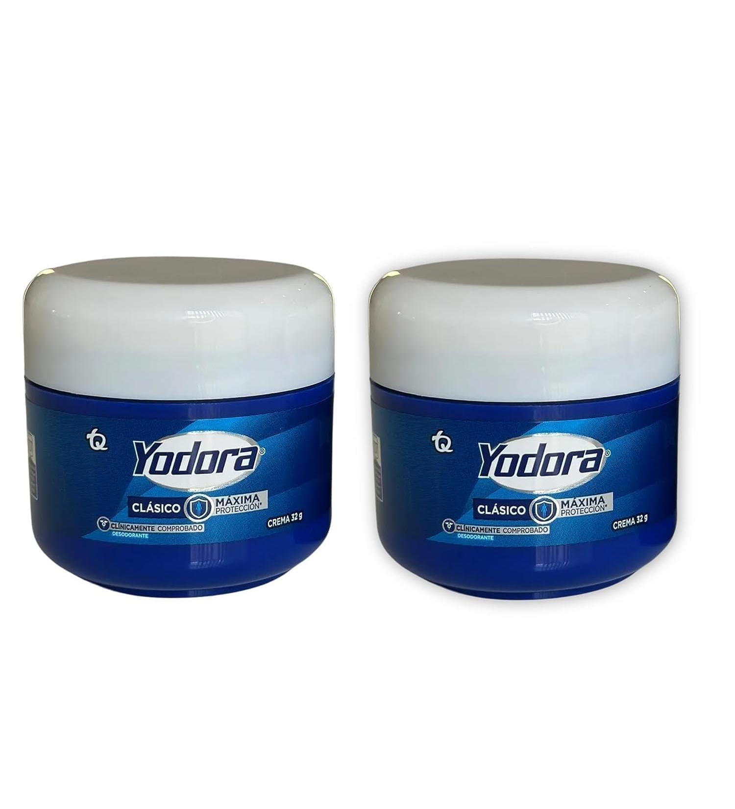 YAHVE Classic Yodora Deodorant - Maximum Protection Pack of 2 (32g) | Despensa Colombiana - Yodora Clasico - Buy Online on GoSupps.com