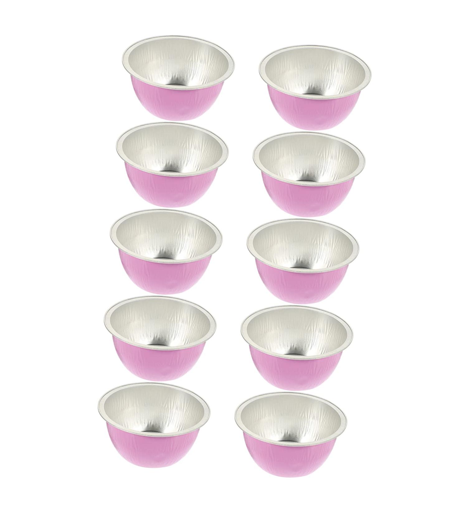 Minkissy 10-Piece Wax Melting Bowl Set | Aluminum Non-Stick Candle Making Tools & Chocolate Melting Pot - Buy Online on GoSupps.com