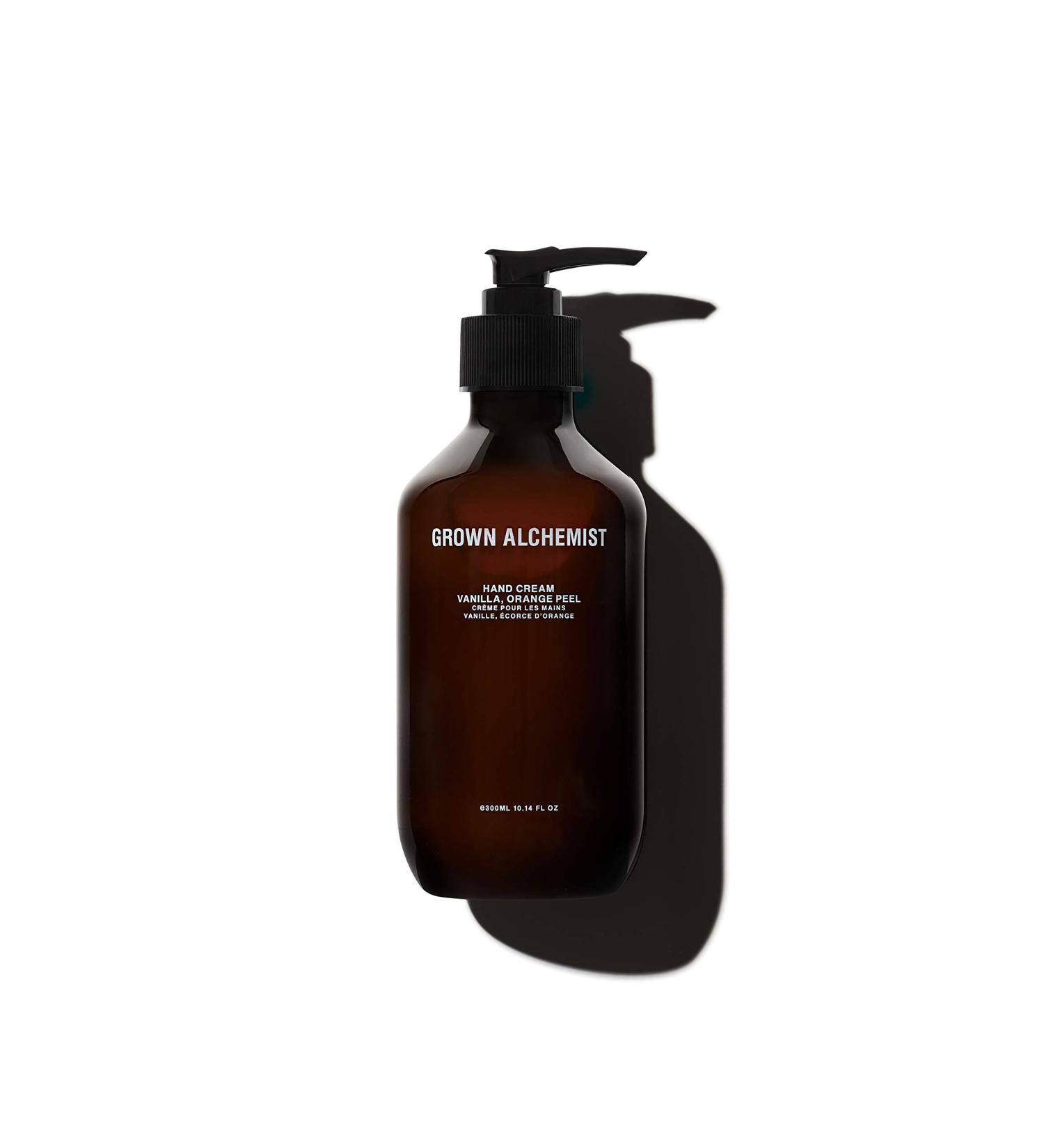 Grown Alchemist Hand Cream: Vanilla Orange Zest - Soothes and Softens Dry and Dehydrated Hands - Precious Oils to Hydrate and Rejuvenate - 300ml - Buy Online on GoSupps.com