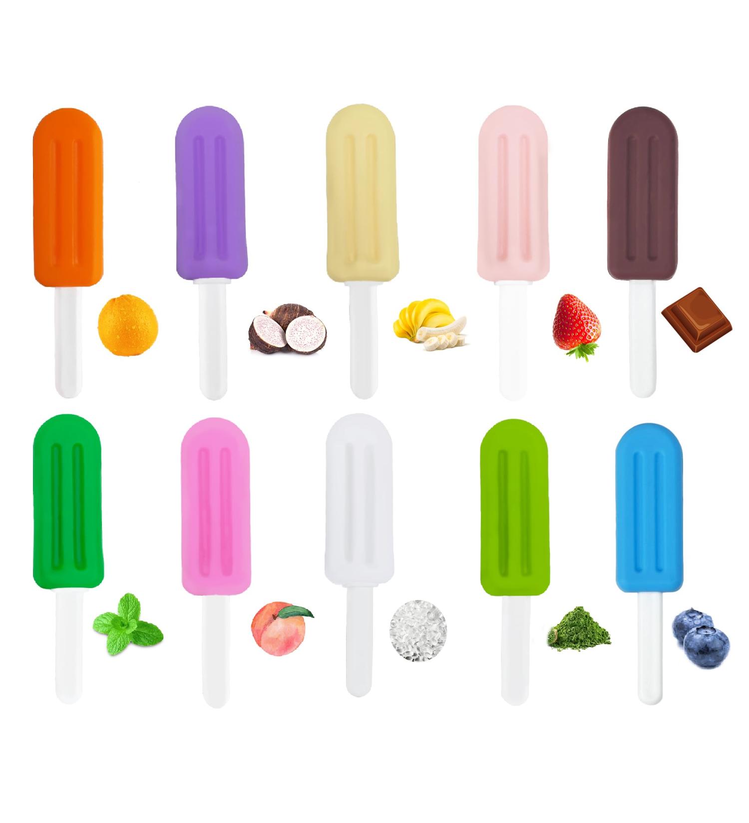 Maoerdental Chew for Invisalign Aligner Aligner Chew Popsicle Silicone 10PCS Aligner Munchies with Grip Handles Suitable for Invisible or Metal Braces(10PCS Mix Colors) - Buy Online on GoSupps.com
