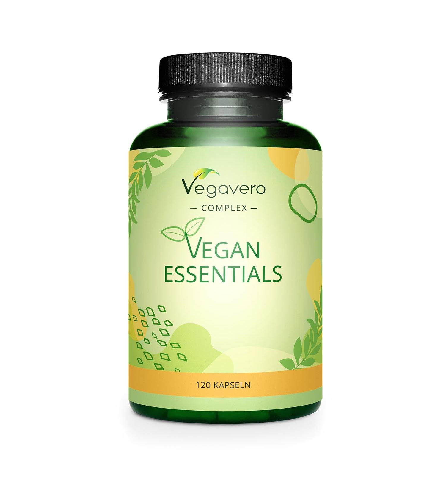 Multivitamins for VEGAN | To Support a Vegan Diet | Multivitamins and Essential Minerals | High Bioavailability | Vitamin B12 D3 K2 Iron and Calcium | 120 Capsules | Vegavero  - Buy Online on GoSupps.com