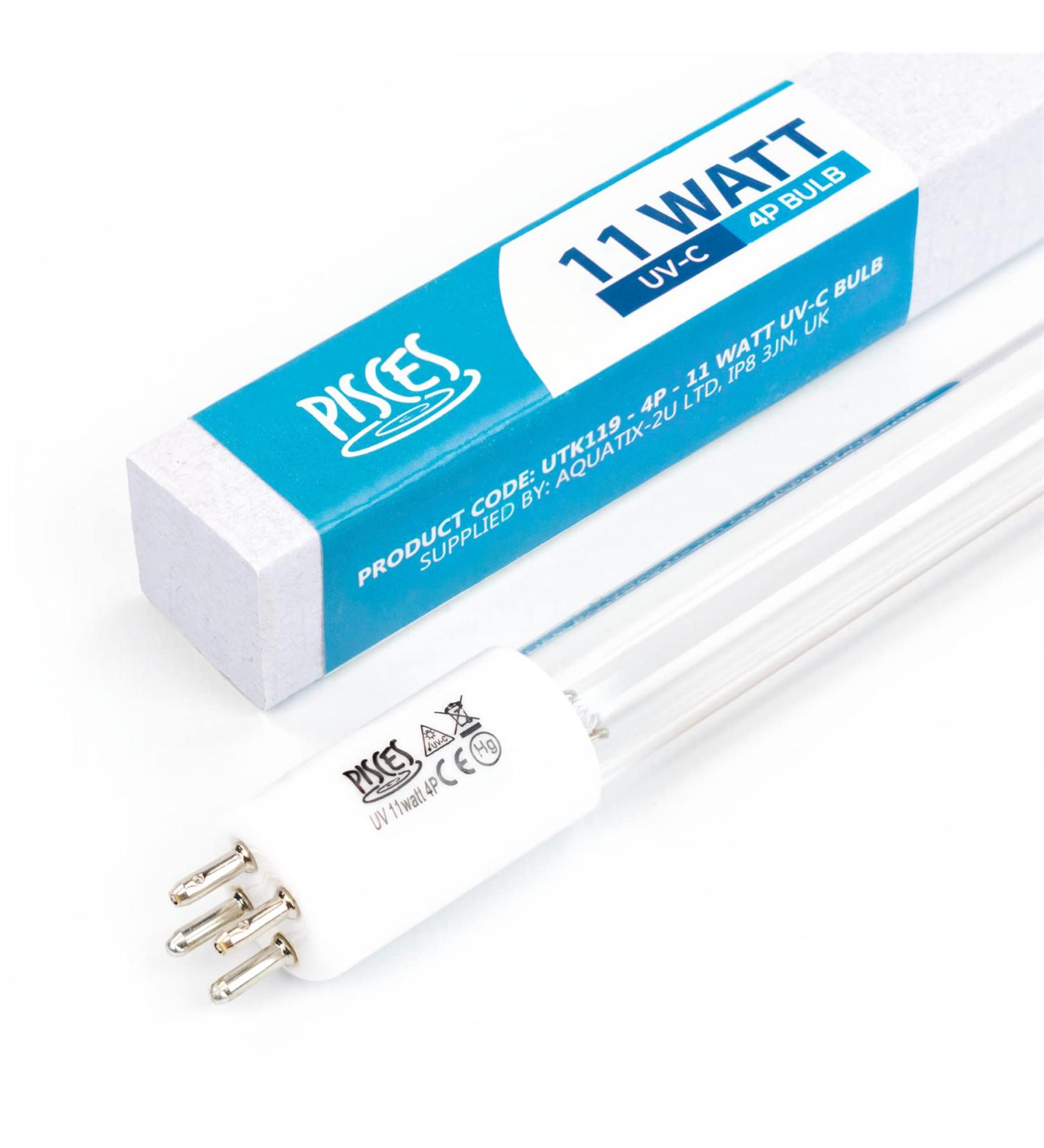 Pisces 11w (Watt) 4 Pin Linear Pond UV Bulb for Laguna Pressure Flo Filter PF5000 - Buy Online on GoSupps.com