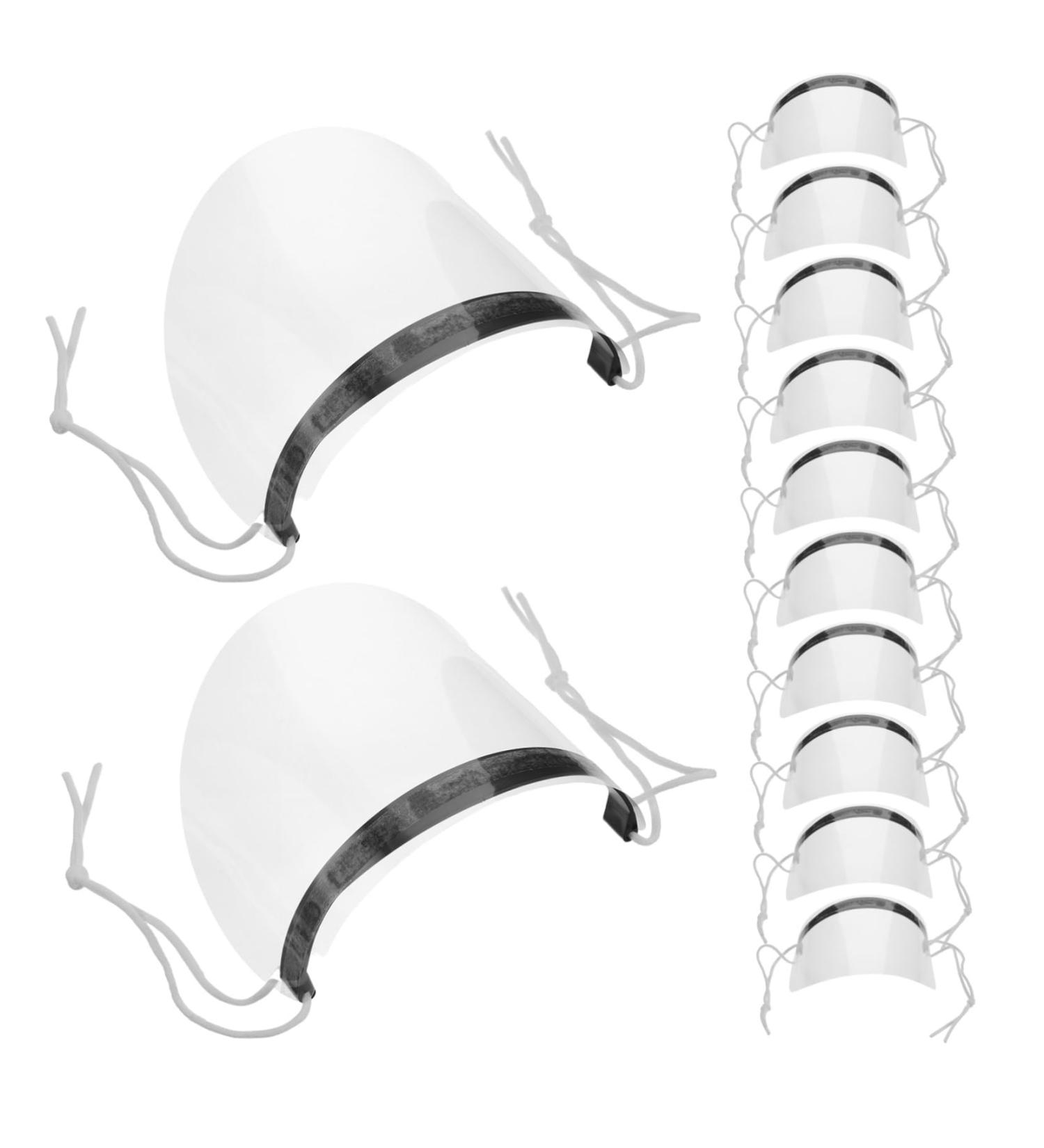 FOMIYES 50pcs Hairdresser Styling Shield Transparent Plastic Facial Protector Salon Haircutting Eye Cover Prevents Hair and Spray from Reaching Eyes - Buy Online on GoSupps.com