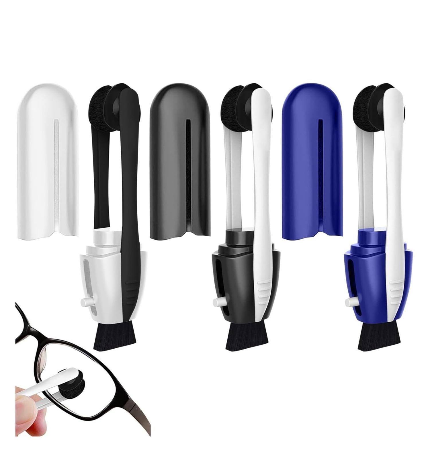 Premium Eyeglass Cleaner | Carbon Microfiber Technology for Clear Lenses | Perfect for Eyeglasses Reading Glasses & More - Buy Online on GoSupps.com