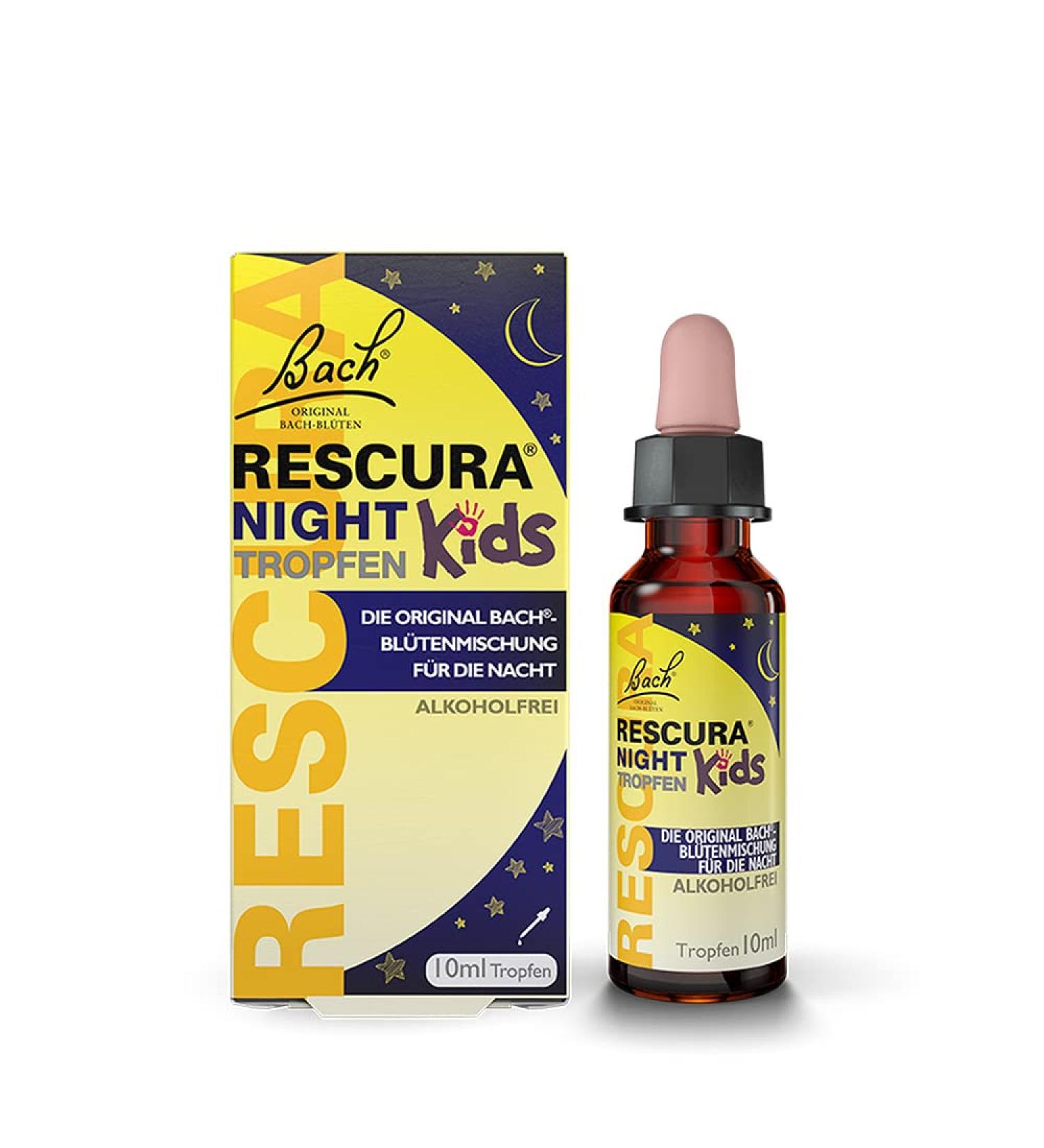 Original Bach RESCUE KIDS NIGHT 10ML | Bach Flower Remedy for Children's Sleep | Dr. Edward Bach Formula - Buy Online on GoSupps.com
