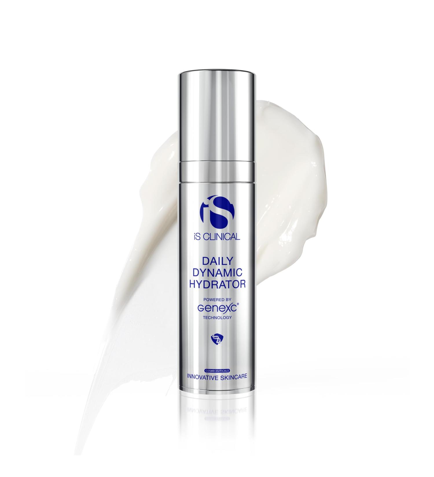 iS CLINICAL Daily Dynamic Hydrator Hydrating Anti-Aging Face Moisturizer with Hyaluronic Acid Repairs and Protects Skin Powered by GeneXC Technology - Buy Online on GoSupps.com