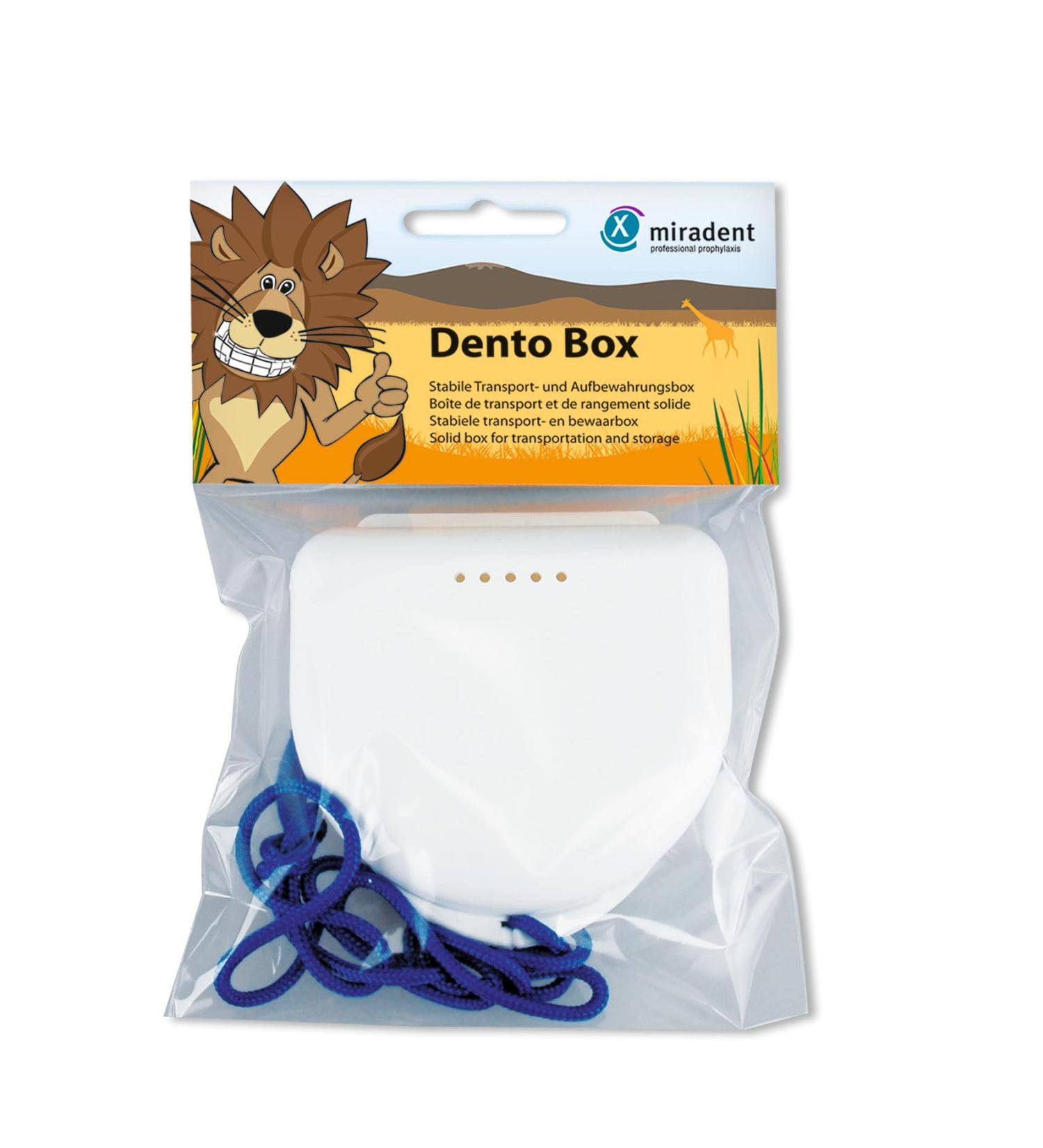 Miradent Dento Box White Storage Box for Braces & Dentures | Stable Transport | 2.5 cm Height | International Shipping - Buy Online on GoSupps.com