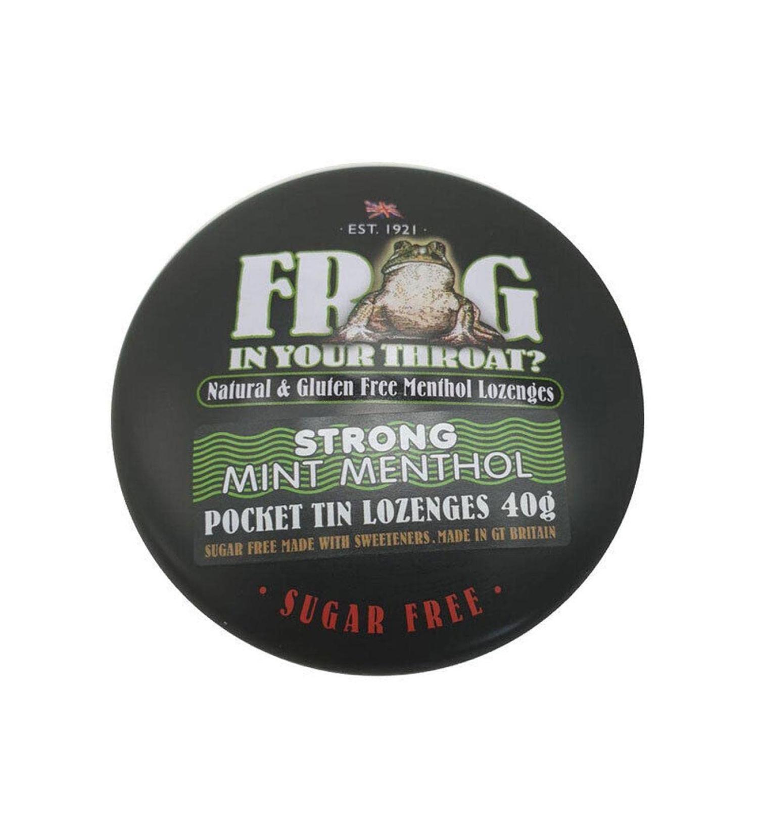 Simpkins Natural Frog in Your Throat Lozenges Mint Menthol 40g