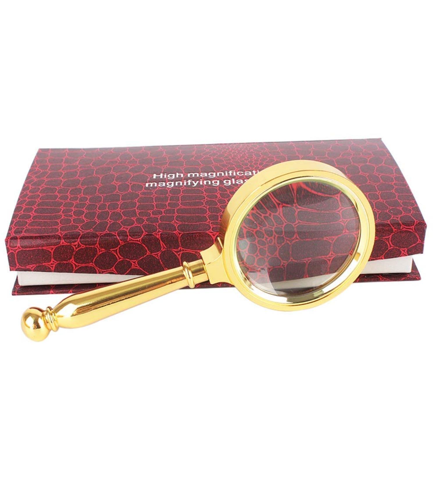 Metal Handheld Magnifier 5 Zoom with 8LED Light Optical Lens Reading Magnifier 222X98X35mm Made in China - Buy Online on GoSupps.com
