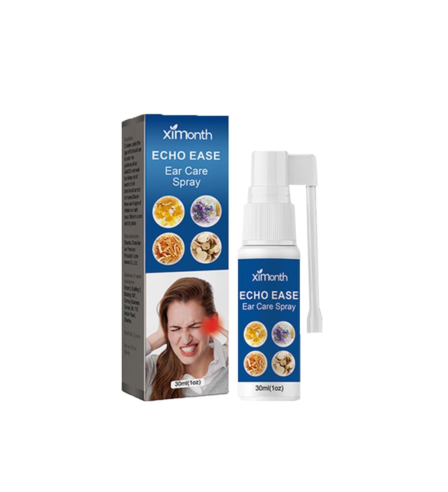 Tinnitus Relief Spray Tinnitus Relief For Ringing Ears Earwax Cleaning Care Spray For Relieves Tinnitus Ear Back Ear Discomfort with ear care kit (1Pcs)