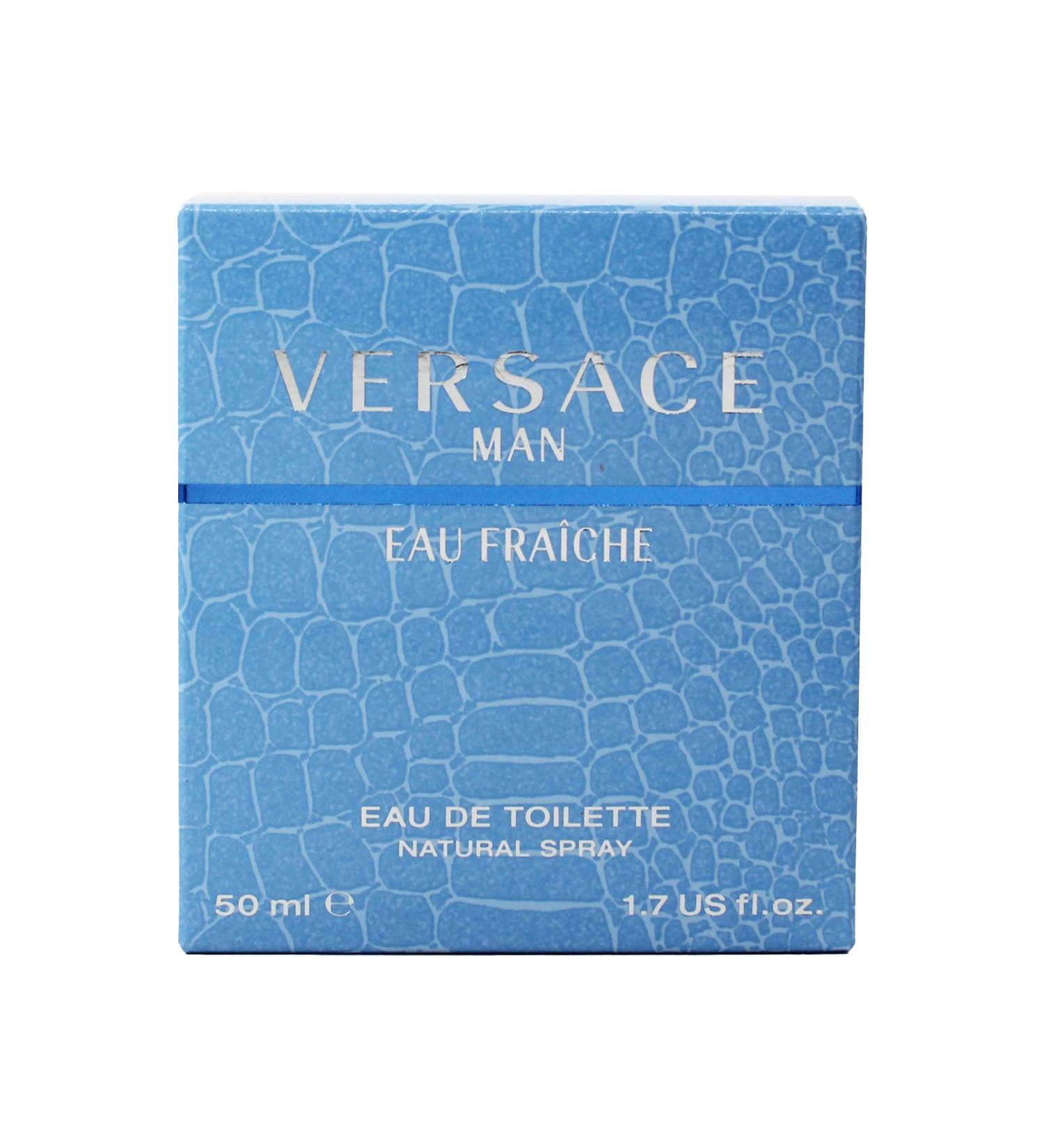 Versace Man Eau Fraiche EDT Spray 1.7 oz - Refreshing Fragrance for Men - Buy Online on GoSupps.com