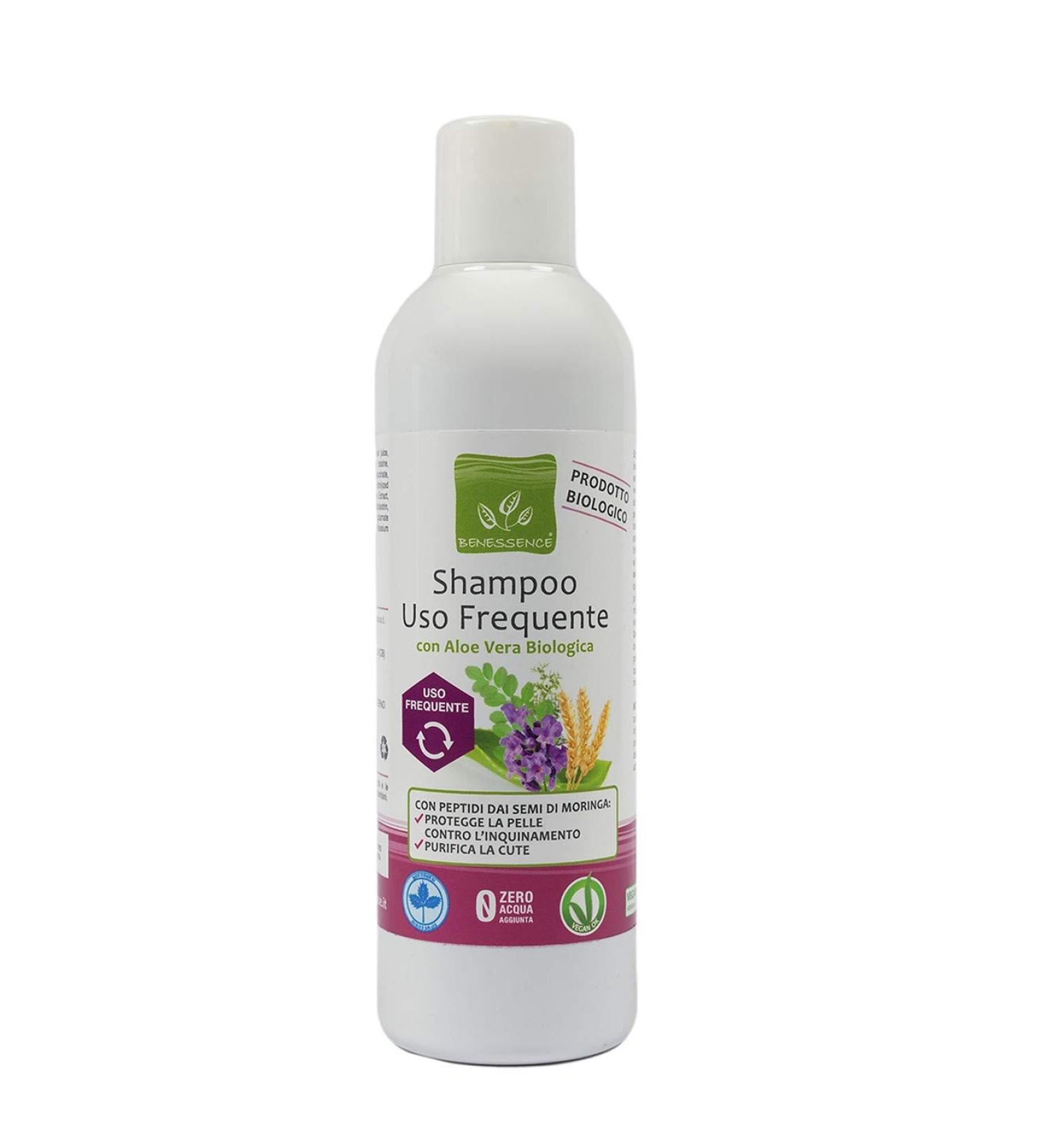 Benessence - Frequent Use Shampoo with Organic Aloe Vera - 250 ML - Buy Online on GoSupps.com