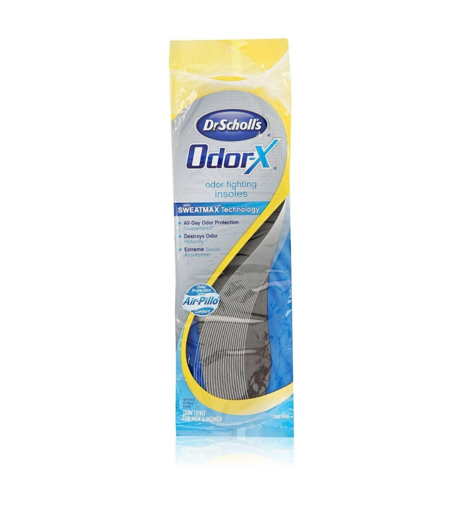 Dr. Scholl's Odor-X Odor Fighting Insoles Trim to Fit 1 pair (Pack of 6)
