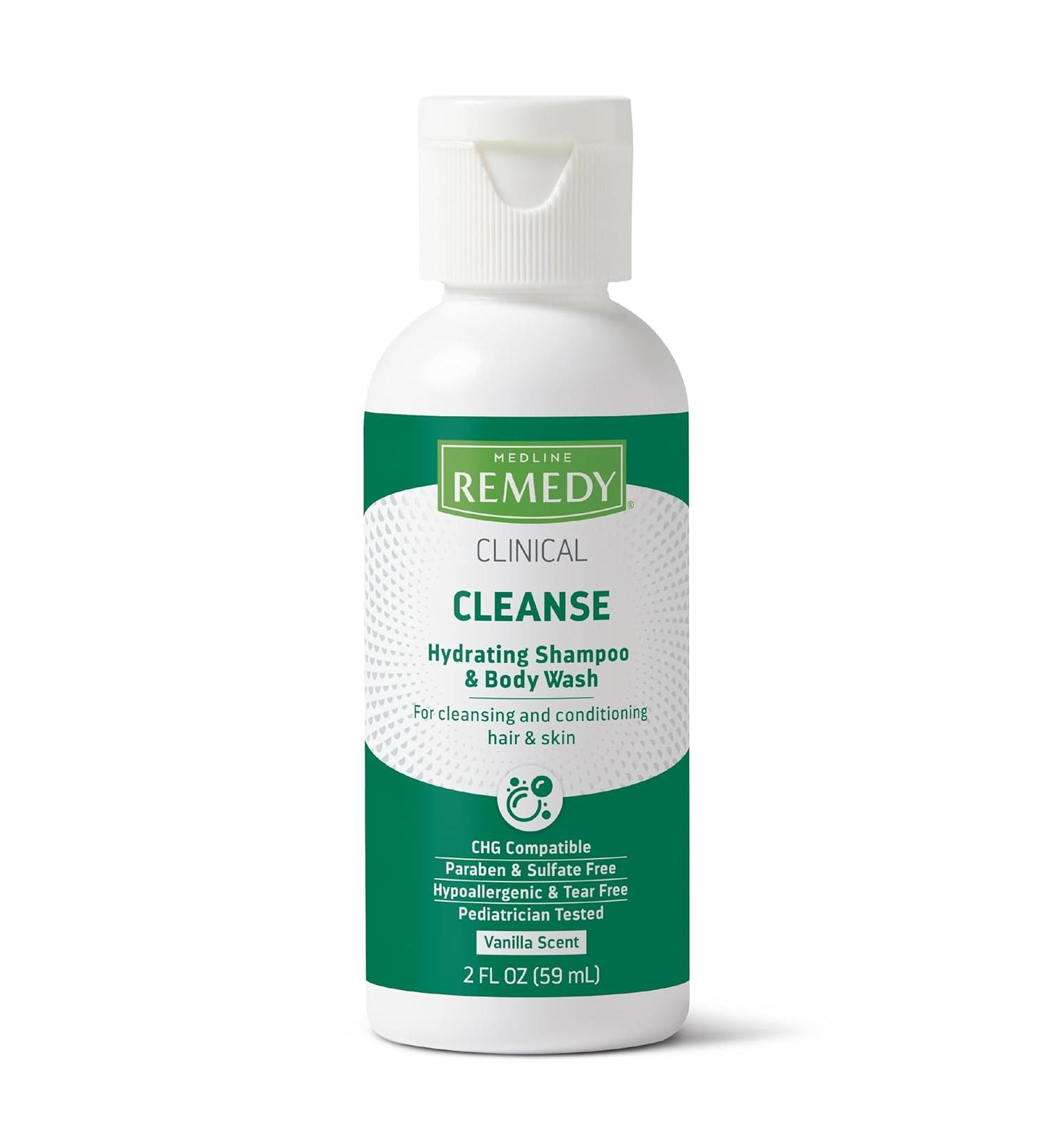 Medline Remedy Phytoplex Hydrating Shampoo & Body Wash 2oz Bottle - Case of 96 | Sulfate & Paraben-Free, Scented - Buy in Bulk - Buy Online on GoSupps.com