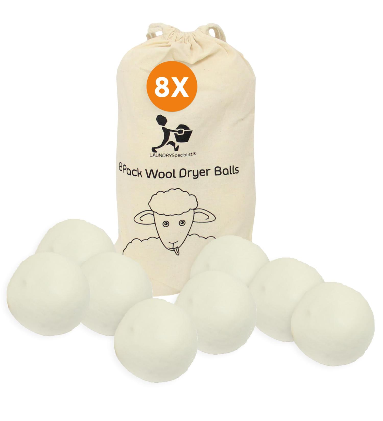 LAUNDRYSpecialist Natural Wool Dryer Balls Set of Four. Reusable Sheep s Wool Dryer Balls to Dry Your Laundry Faster. 100% Wool 100% Environmentally Friendly - Buy Online on GoSupps.com