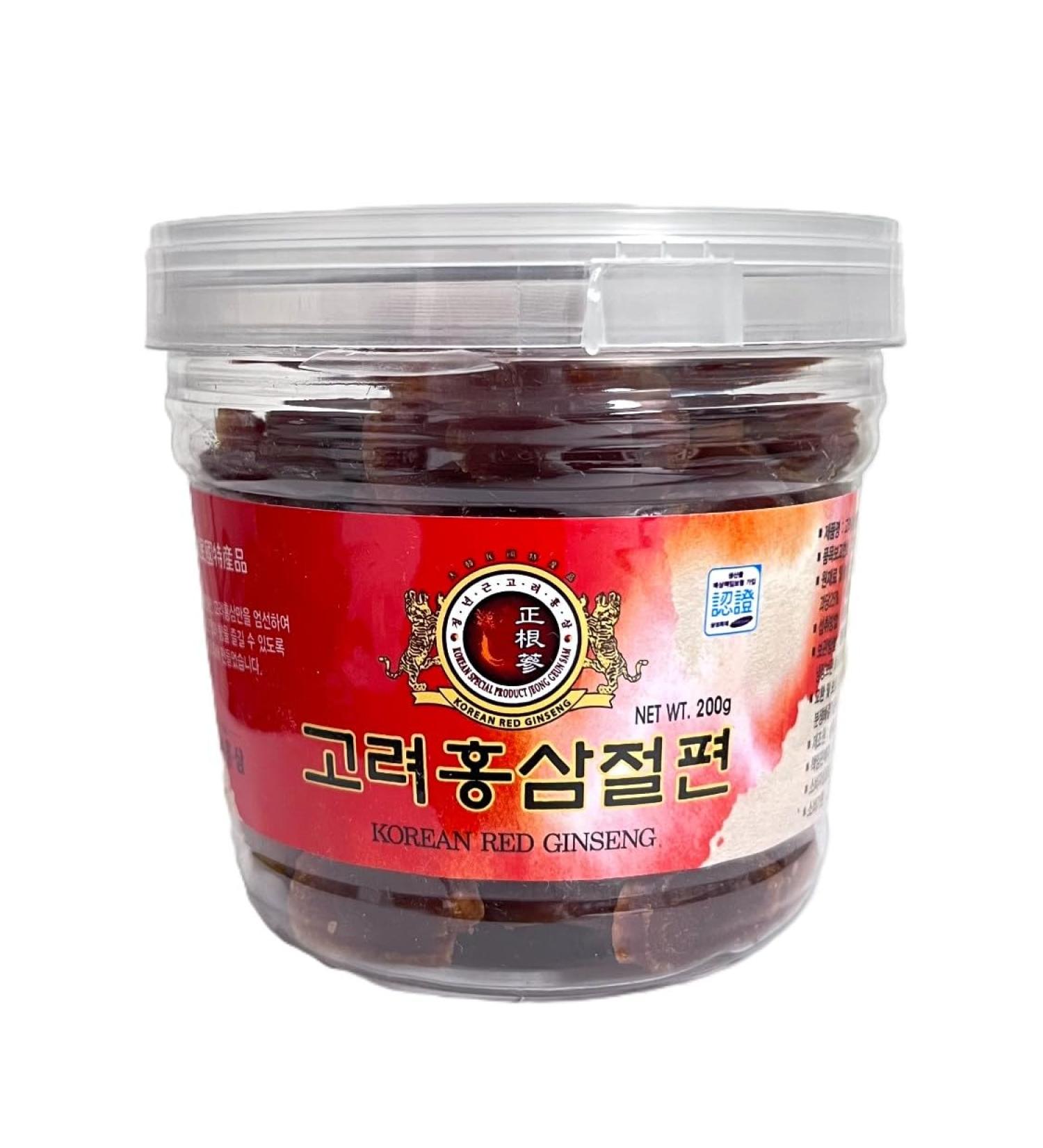 Korea Sliced Red Ginseng Roots with Honey 200g - Buy Online on GoSupps.com