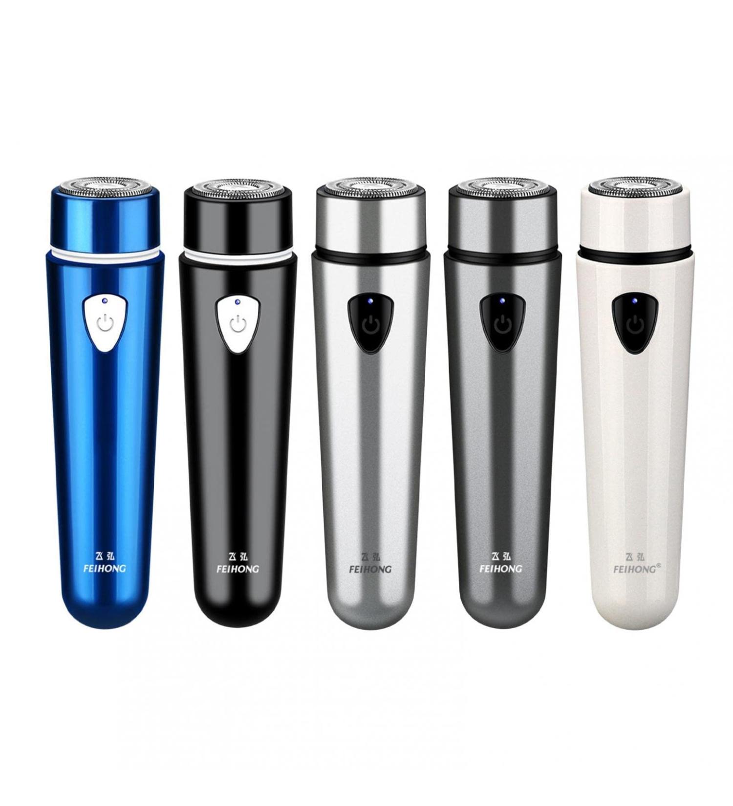 Buy Mini Electric Razor for Men - Portable USB Rechargeable Waterproof Shaver & Beard Trimmer - Ideal for Home & Travel - Buy Online on GoSupps.com
