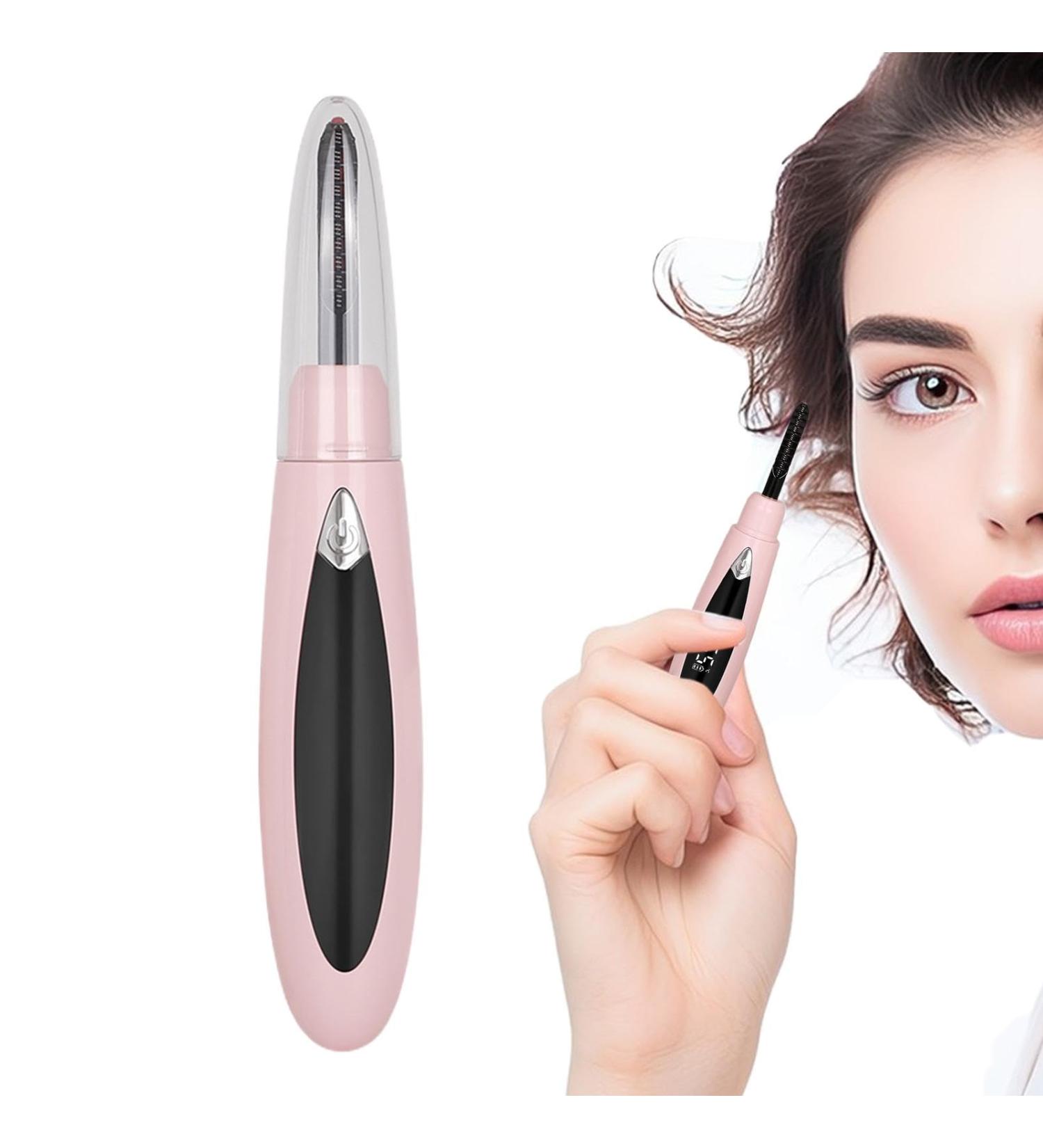 Uitseld Heated Eyelash Curlers | Women's Safe Heated Lash Curler Rechargeable Electric Eyelash Curler with LED Display Fast Heating Lash Curlers for Dating Traveling Upgraded Eyelashes-pink - Buy Online on GoSupps.com