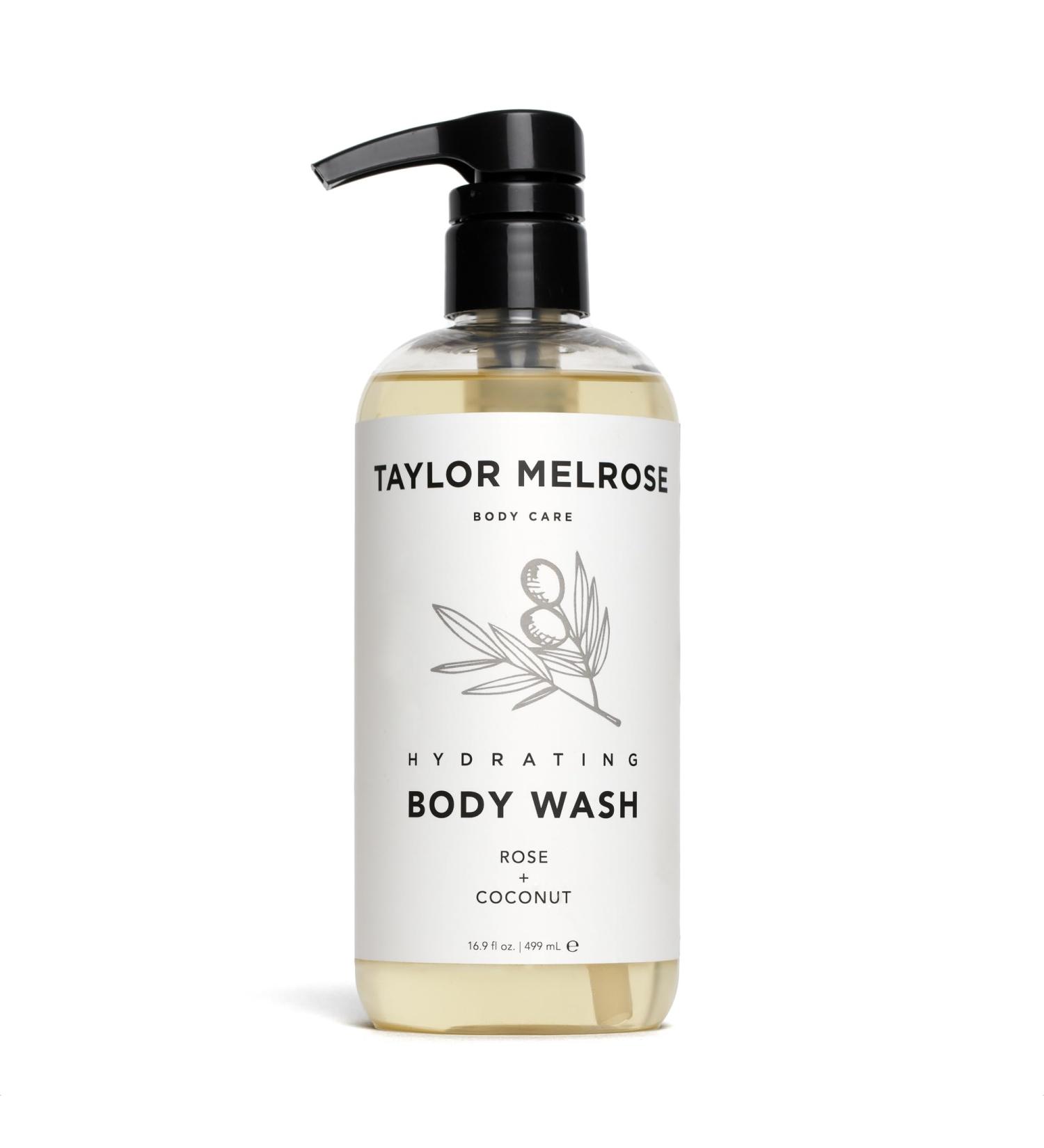 Hydrating Body Wash 16.9 FL Oz - Shea Butter & Pro-Vitamin B5 Vegan Paraben-Free Shower Gel for All Genders - Rose & Coconut Liquid Soap | International Shipping - Buy Online on GoSupps.com