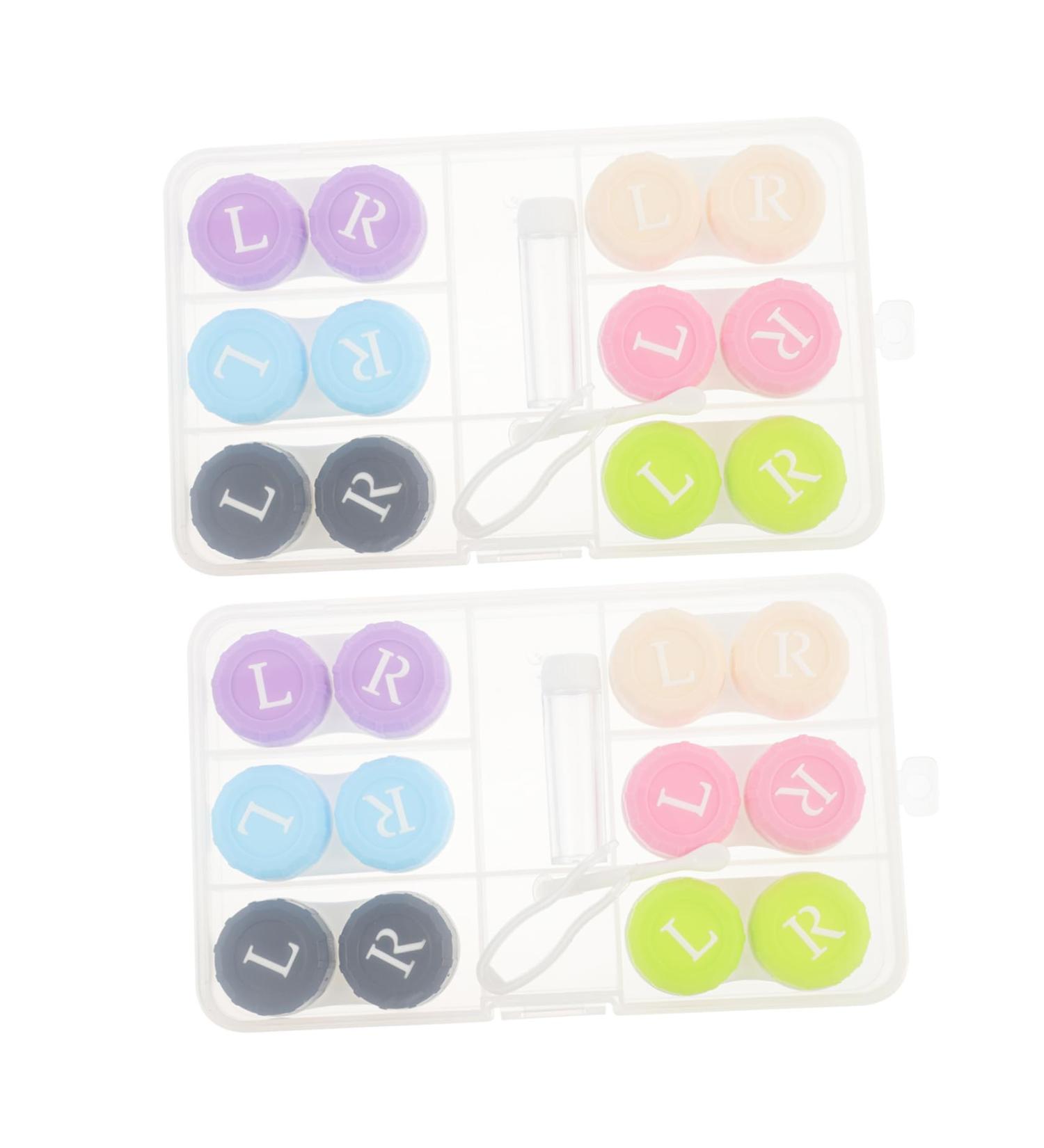 Lalafina Contact Lens Container - 2 Box Storage Holder & Applicator for Travel - Invisible Plastic Case for Contact Lenses - Buy Online on GoSupps.com